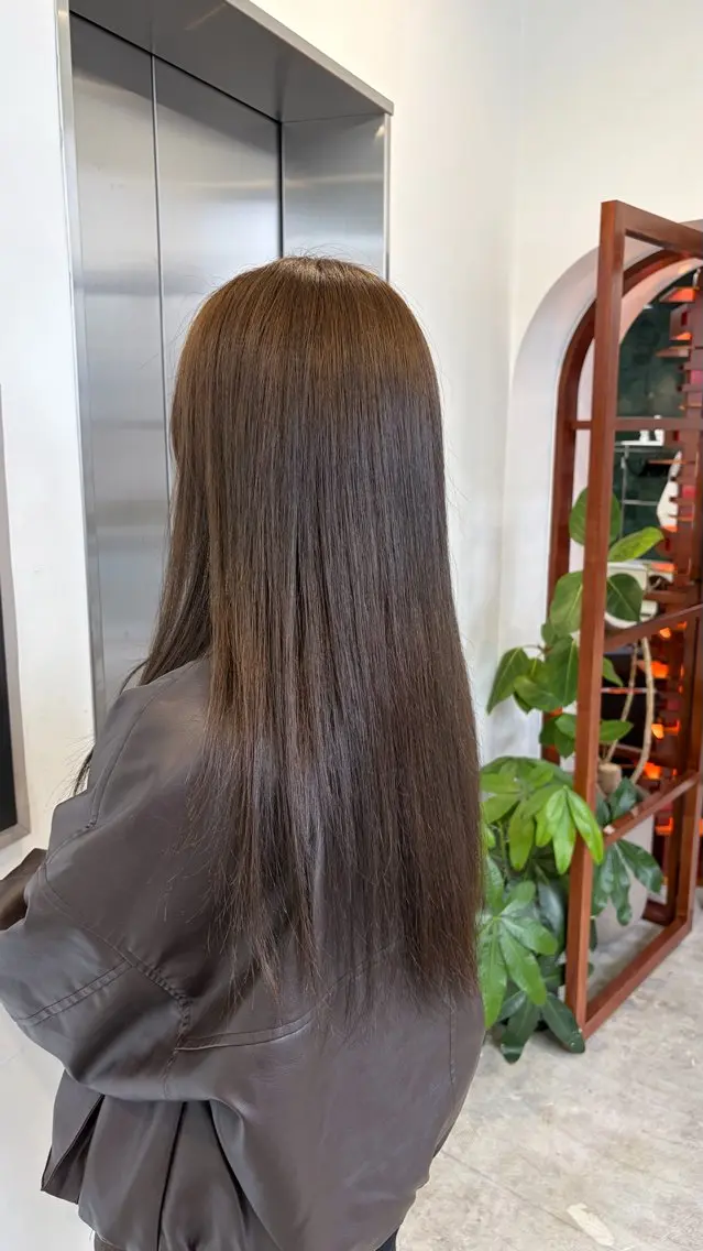 ロング カラー ブラウンカラー ヘアカラー ここね/透明感 カラー/ナチュラルのヘアスタイル