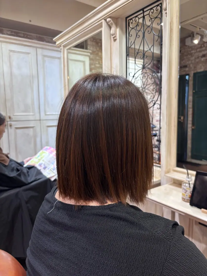 ショート カット 縮毛矯正 田尾 凌雅のヘアスタイル
