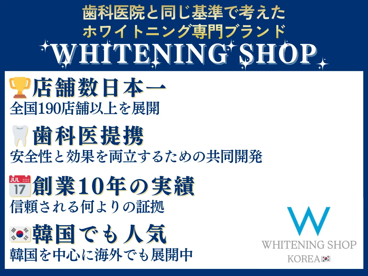 ホワイトニングショップくずは店の内観・外観3