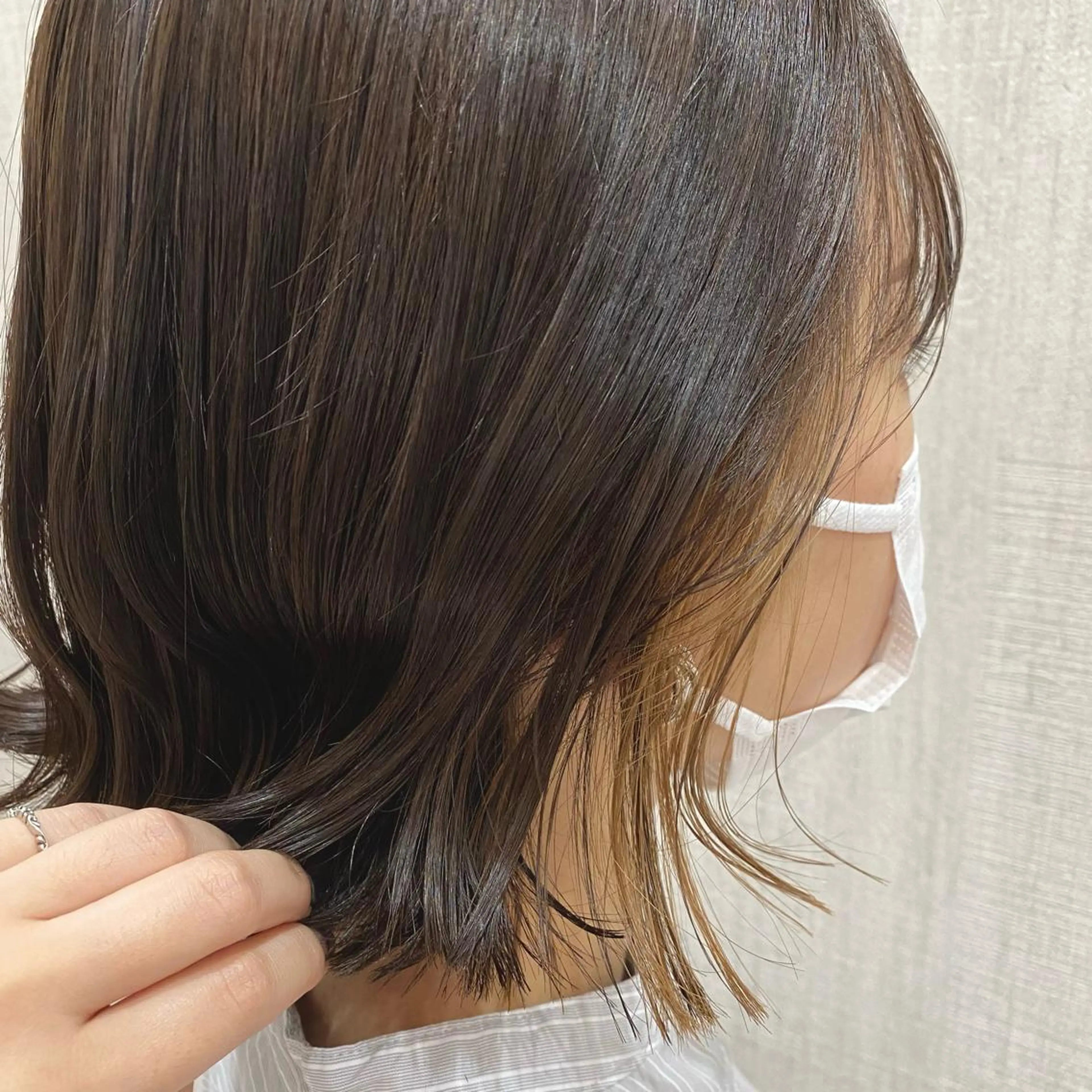 ショート カラー カット ヘアカラー トリートメント 🫧透け感⋆艶髪💎 山口アヤカのヘアスタイル