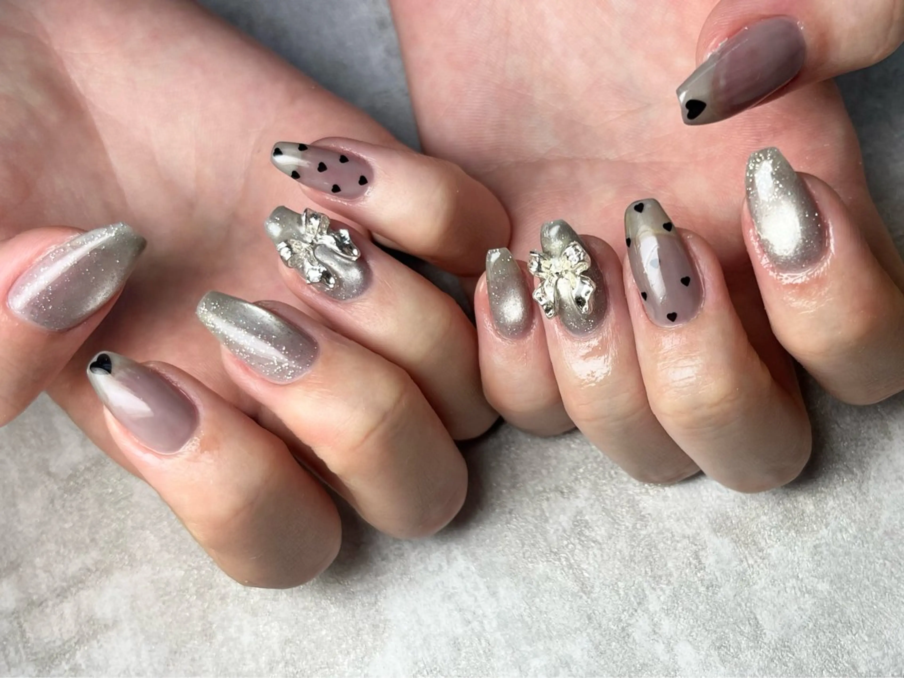 ネイル ハンドネイル Queennail 北堀江Yumiのネイルデザイン