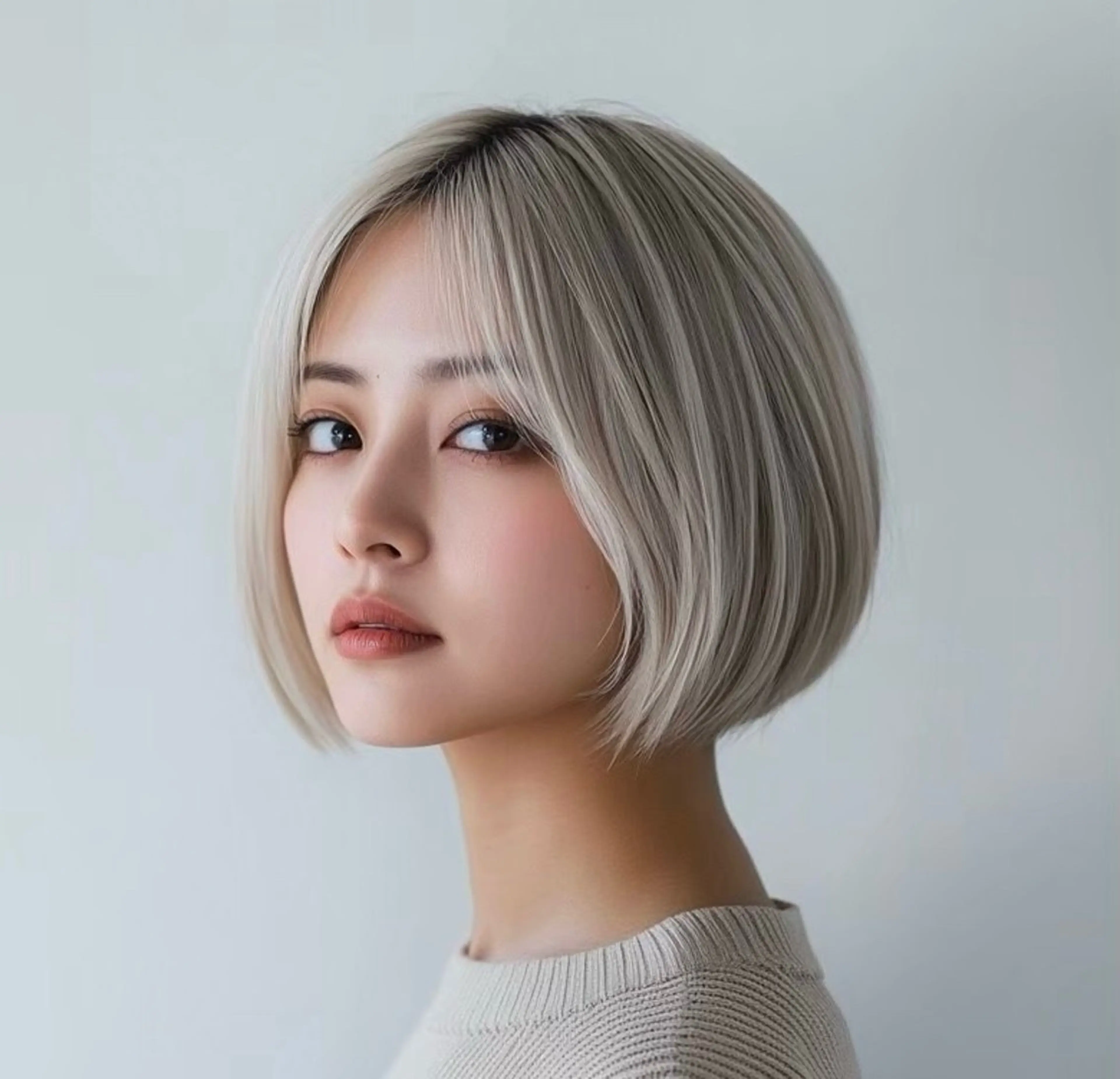 ショート 白髪率別白髪ぼかし /なおき/表参道のヘアスタイル