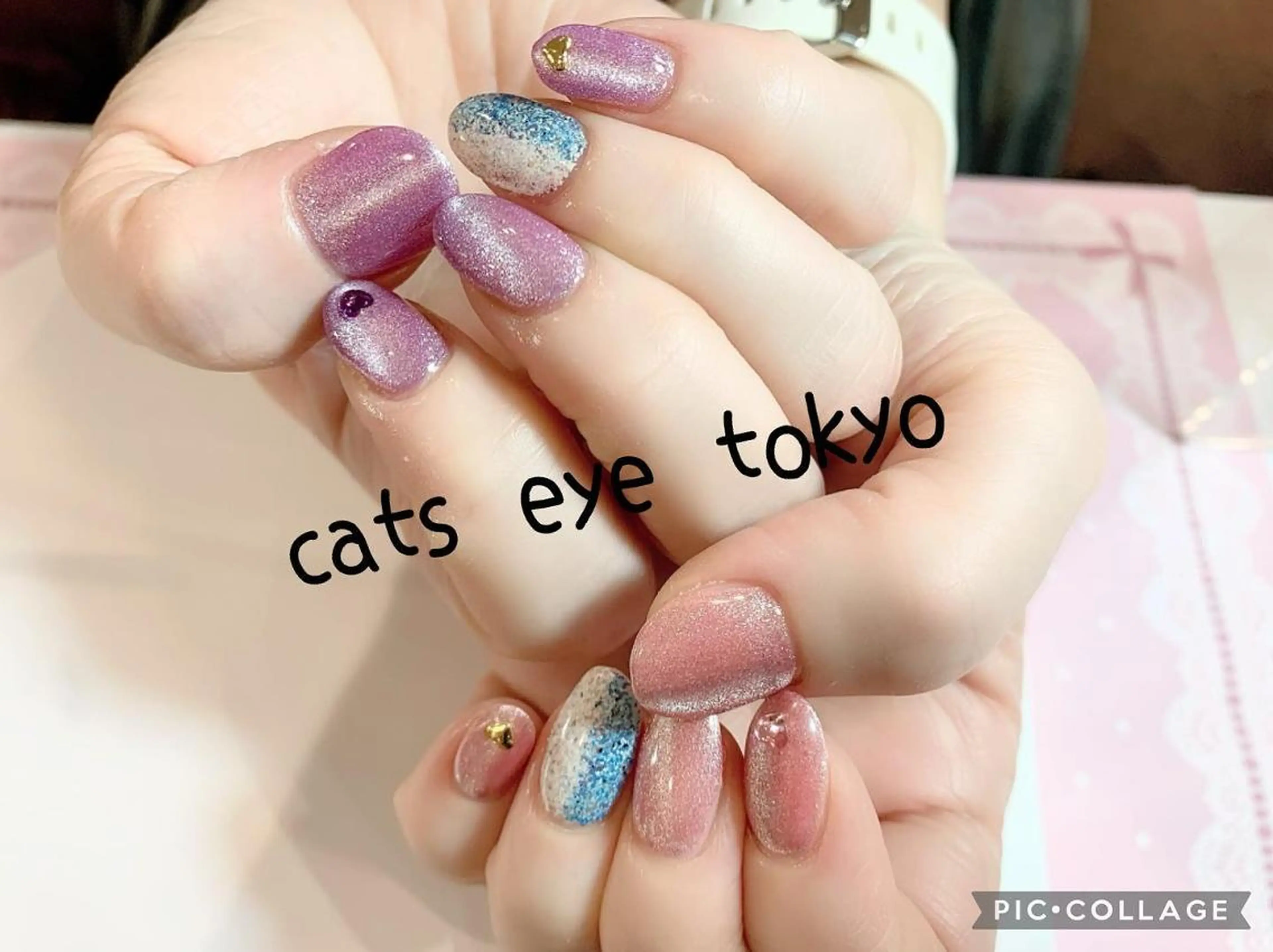 ネイル マツエク・マツパ マグネットネイル Cat's eye TOKYO 新宿店のネイルデザイン