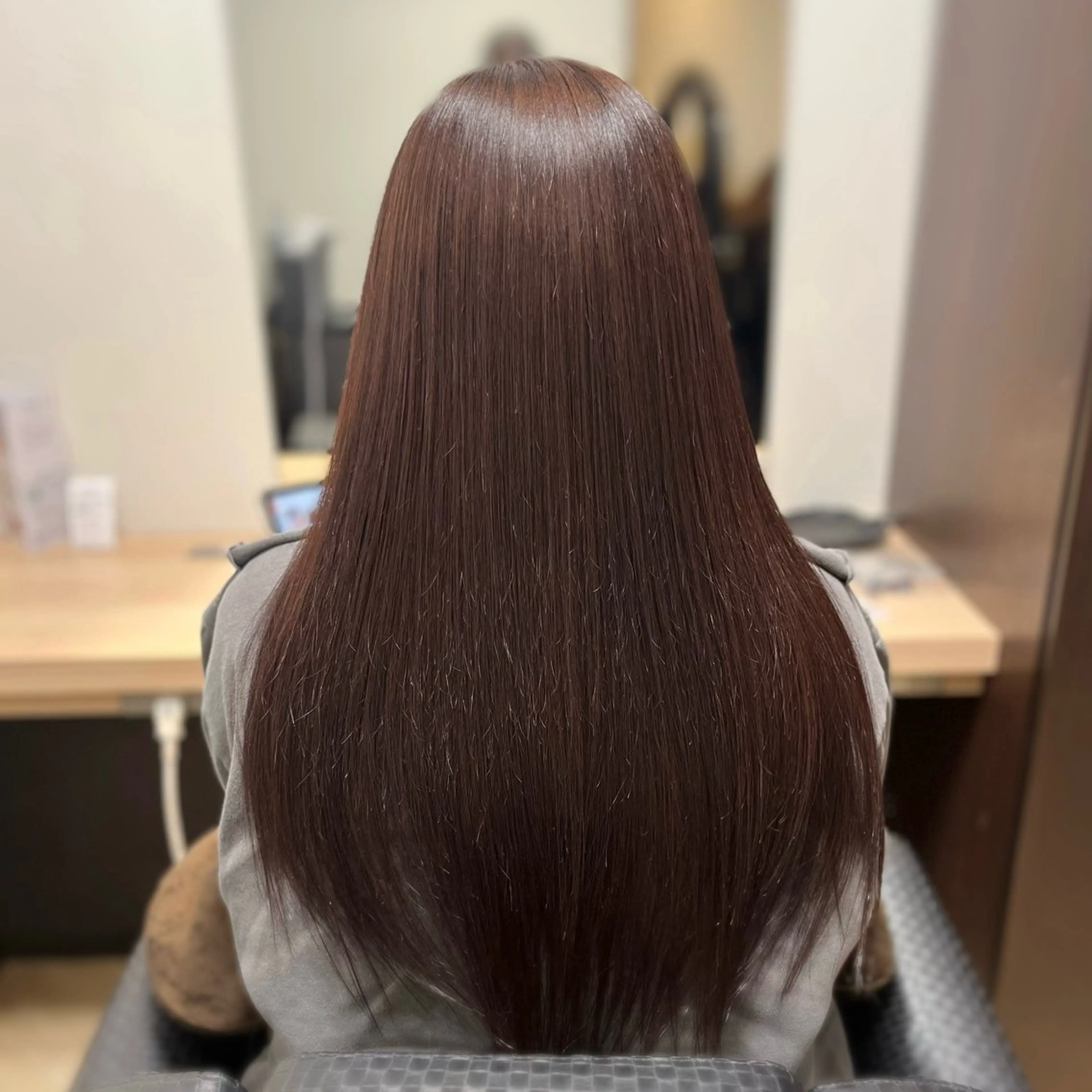 ロング カラー ブラウンカラー モデル募集中🌼 岩下陽万里のヘアスタイル