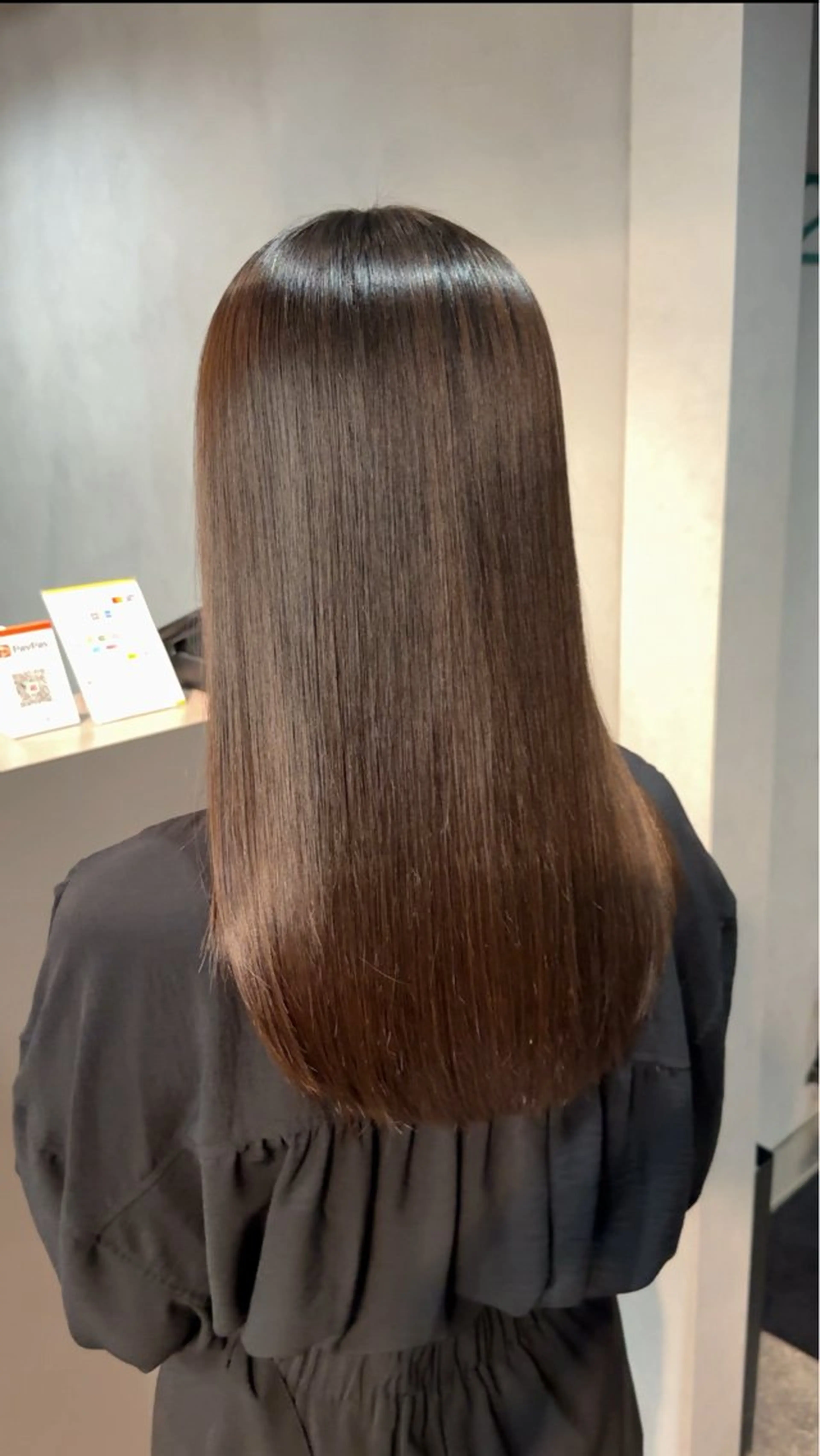 ロング カット 縮毛矯正 トリートメント 松田 拓海のヘアスタイル