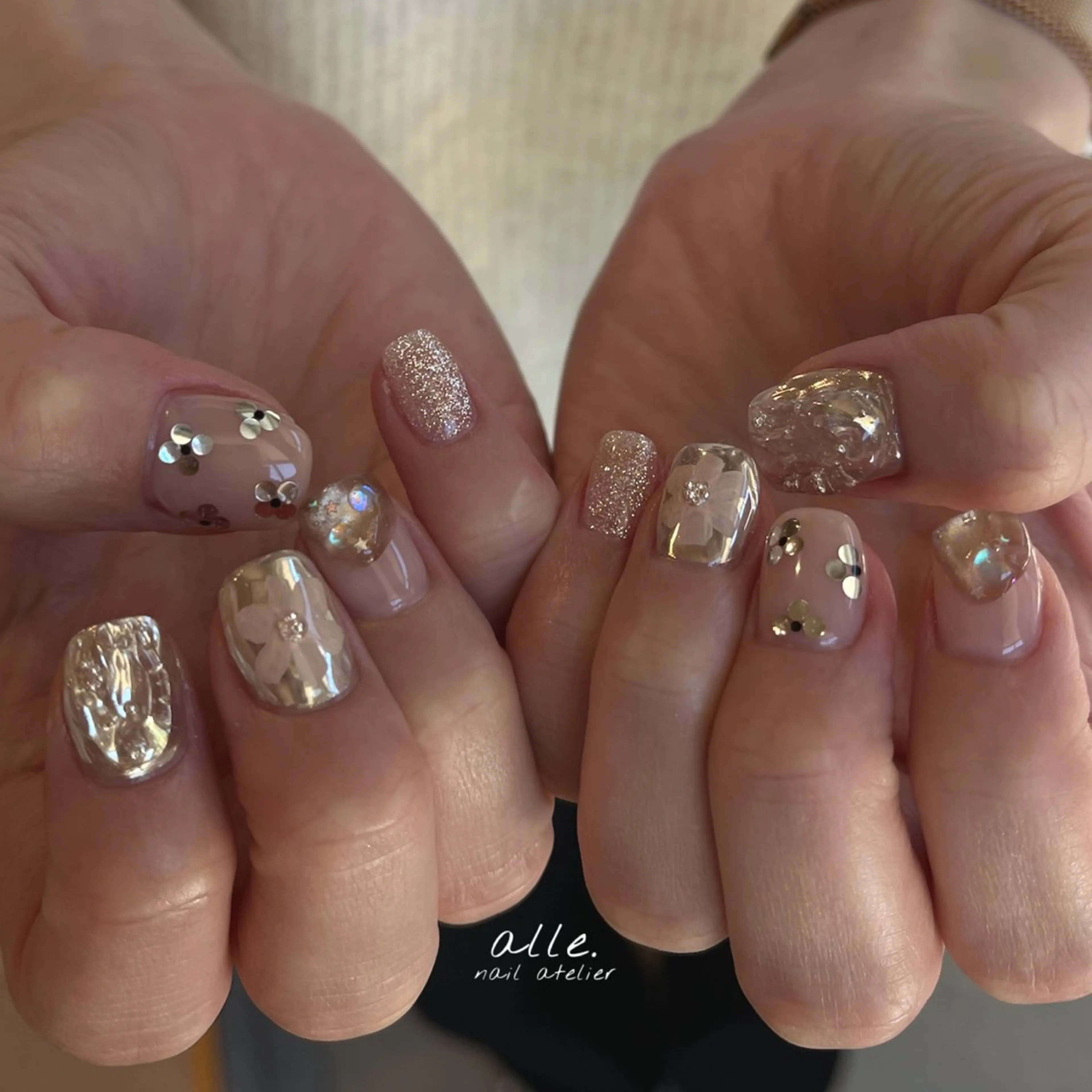 ネイル ハンドネイル atelier alle.のネイルデザイン