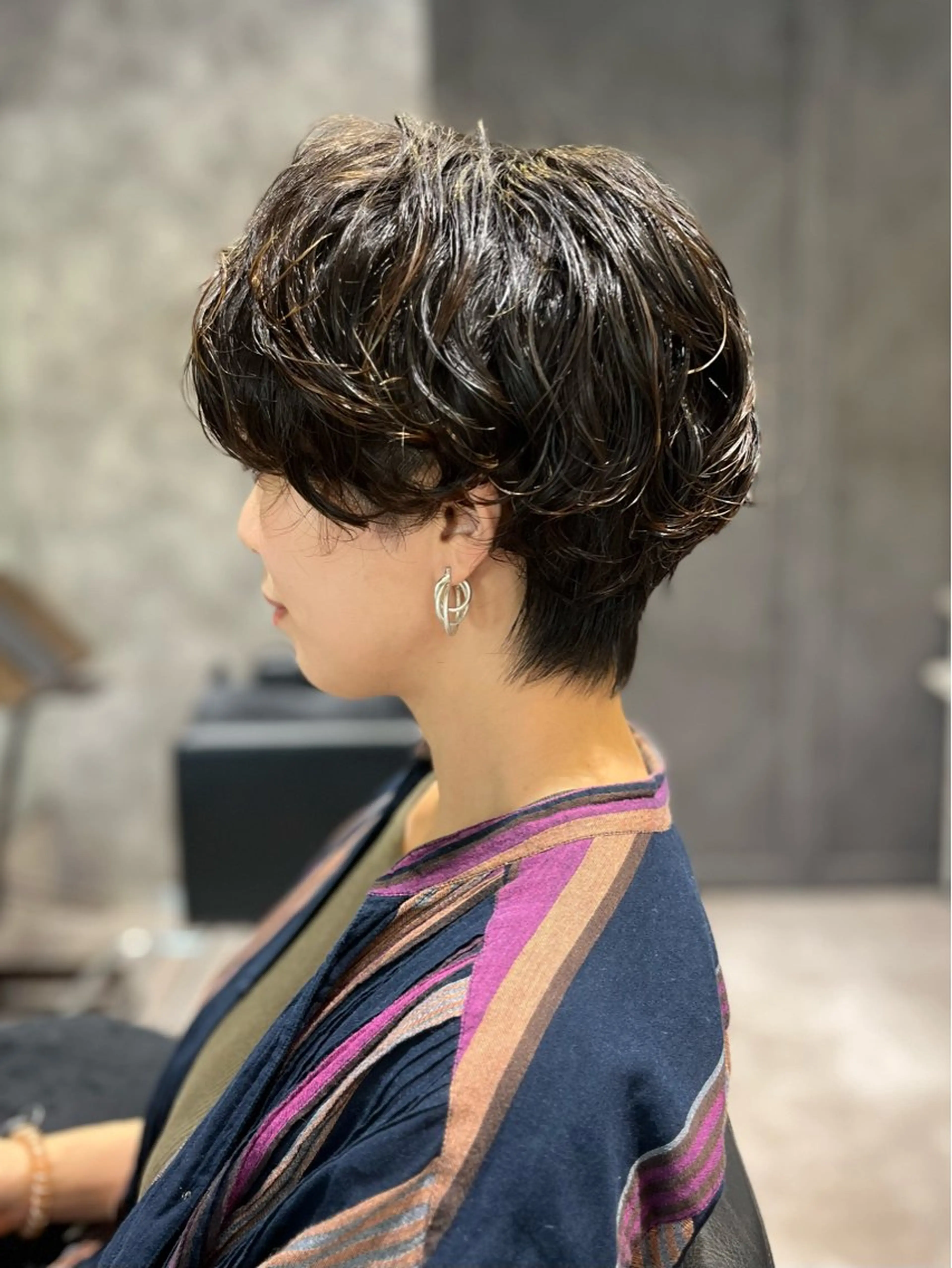 【19:00​〜​限定 人気No.２】似合わせショートカット➕個性派パーマ➕極潤コラーゲンの写真