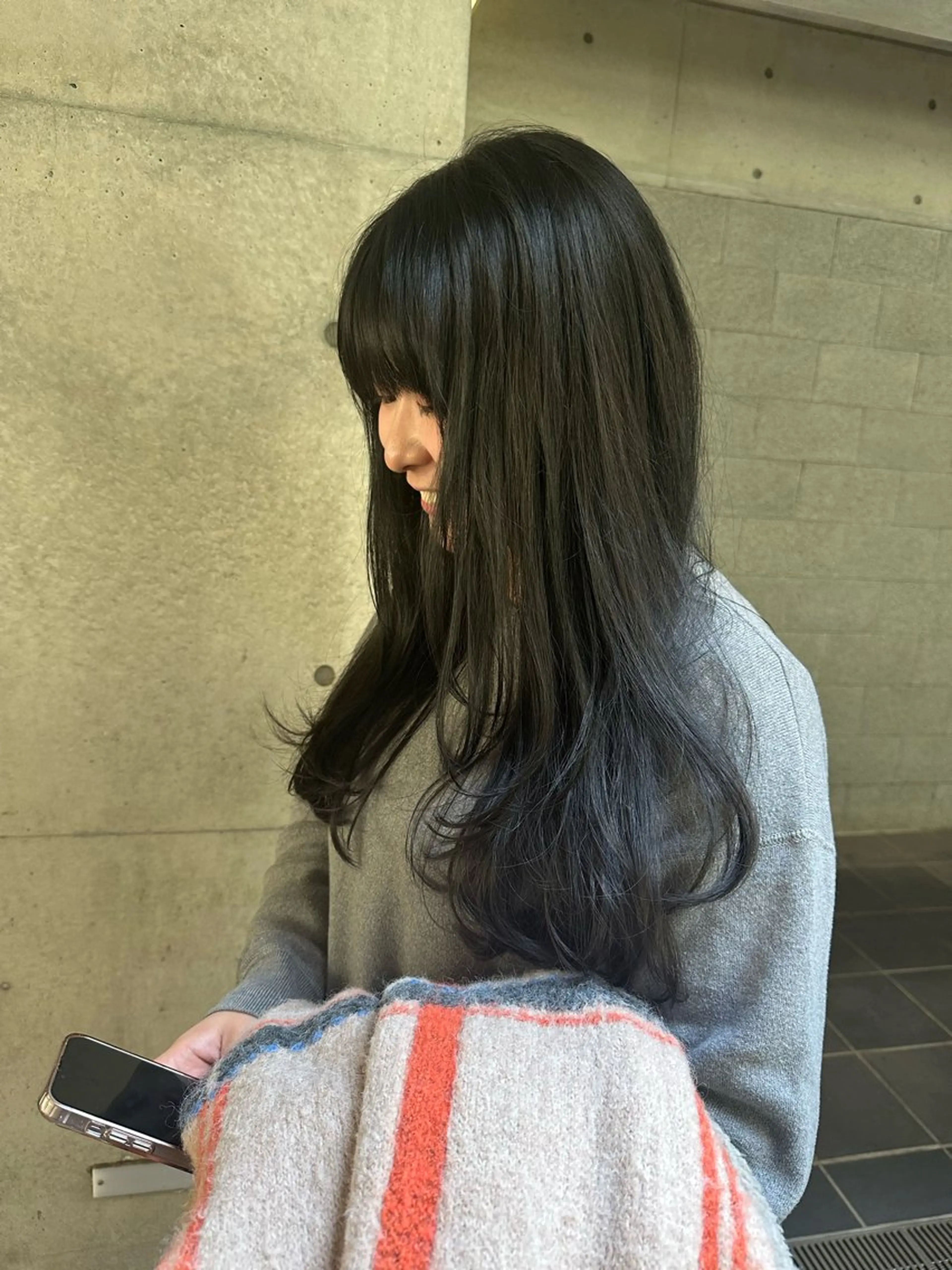 ロング カラー ヘアカラー MISAKI ‎のヘアスタイル