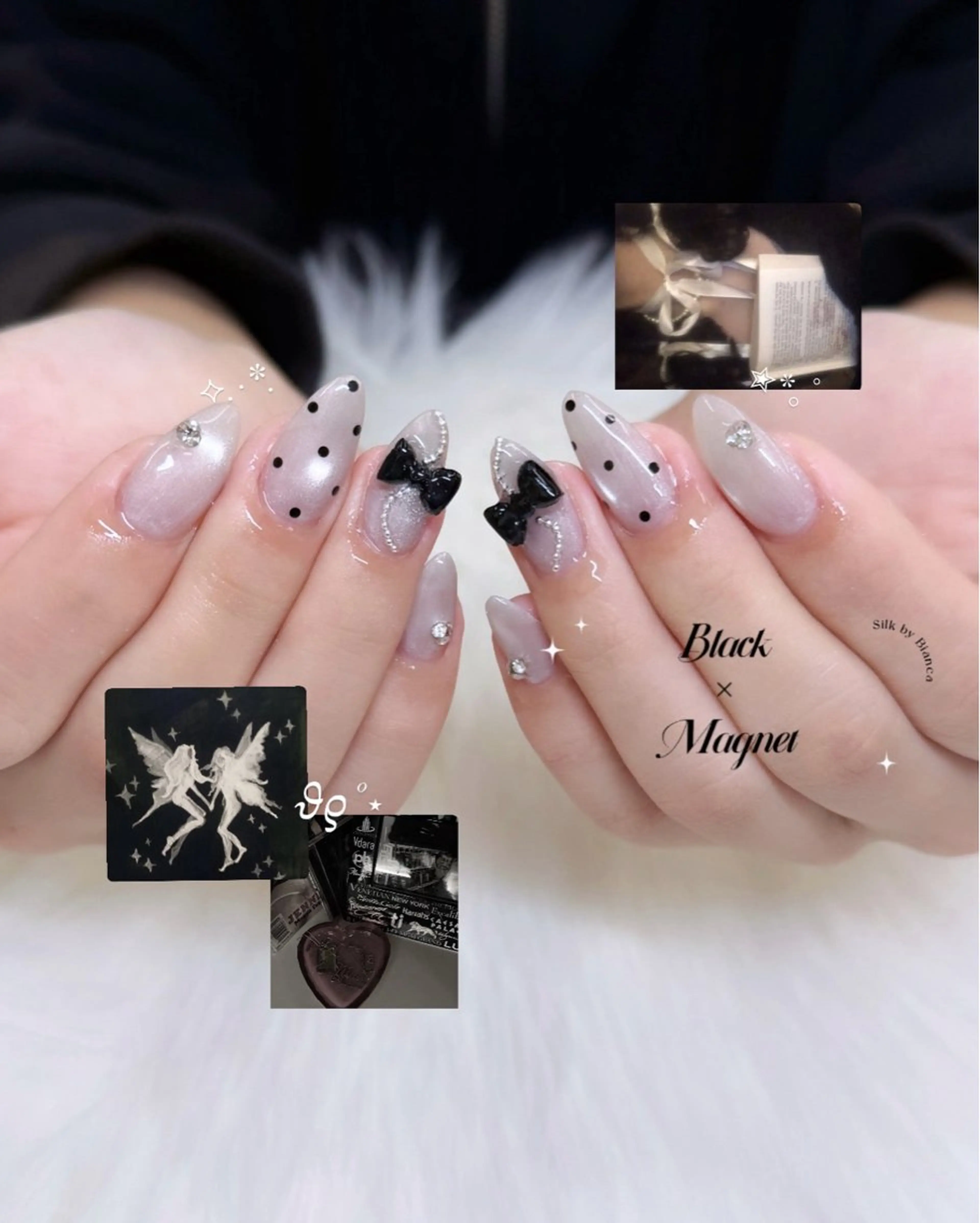 ネイル ハンドネイル 🎀Silk by Bianca陽菜果のネイルデザイン