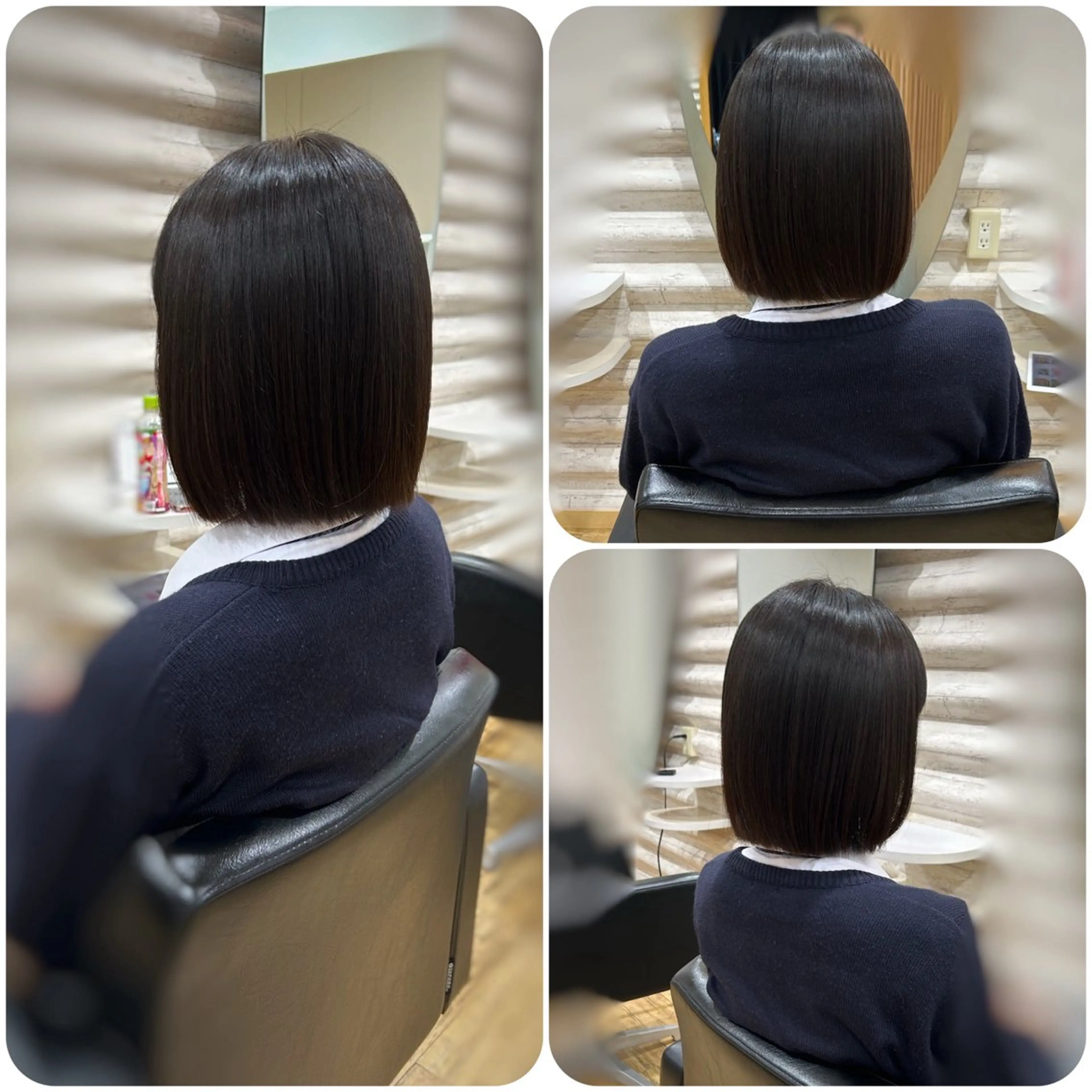 ミディアム カラー 髪質改善 カット トリートメント 艶髪×髪質改善KON |癖毛カット×収まりのヘアスタイル