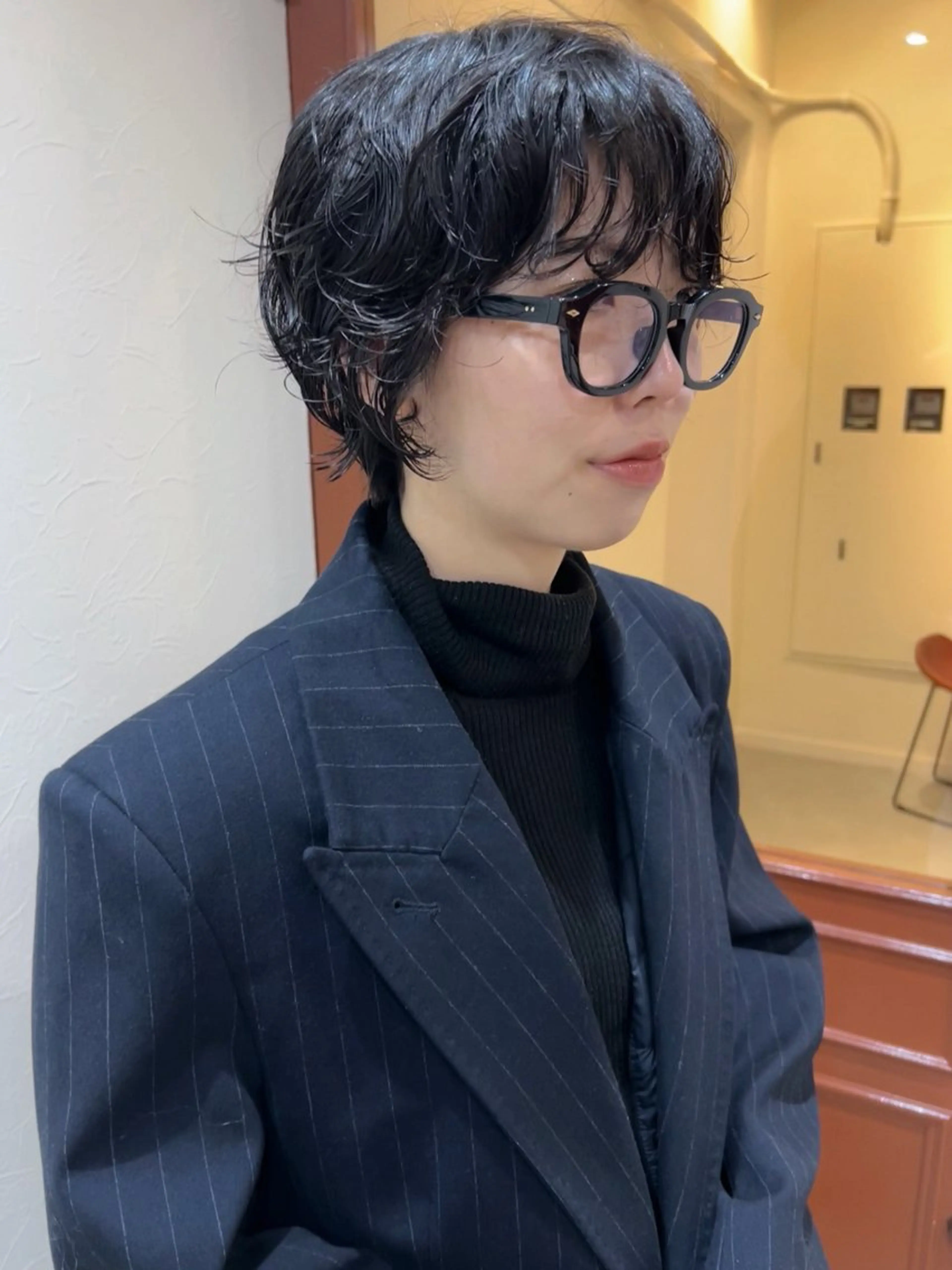 ショート パーマ rena/伏見/ 似合わせカット⸝⋆のヘアスタイル