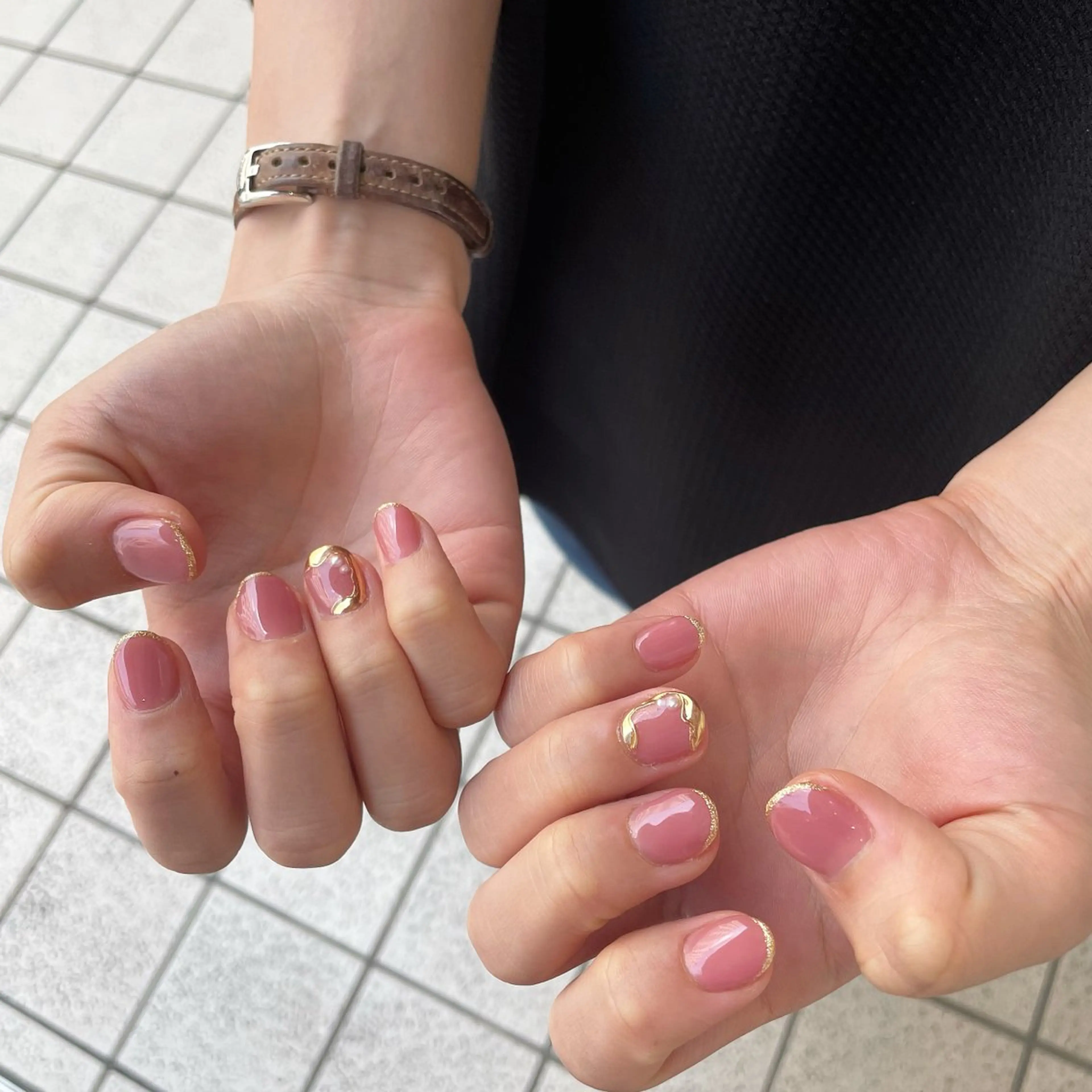 ネイル ラメ(グリッター) ニュアンスネイル ハンドネイル Bianca川越西口 KITAZAKI🫧のネイルデザイン