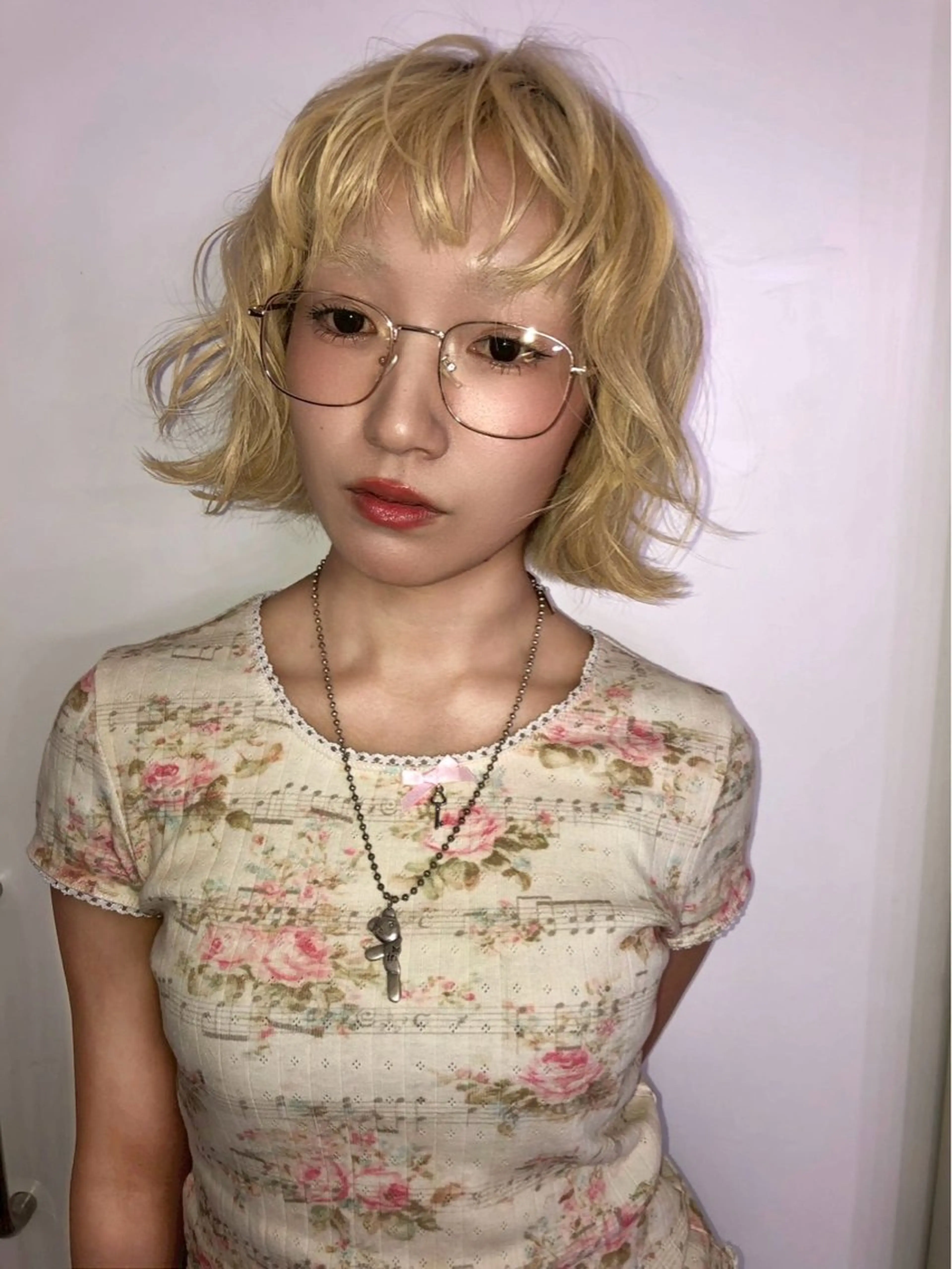ショート カラー ヘアアレンジ ヘアカラー minto/ 似合わせ/ハイトーンのヘアスタイル