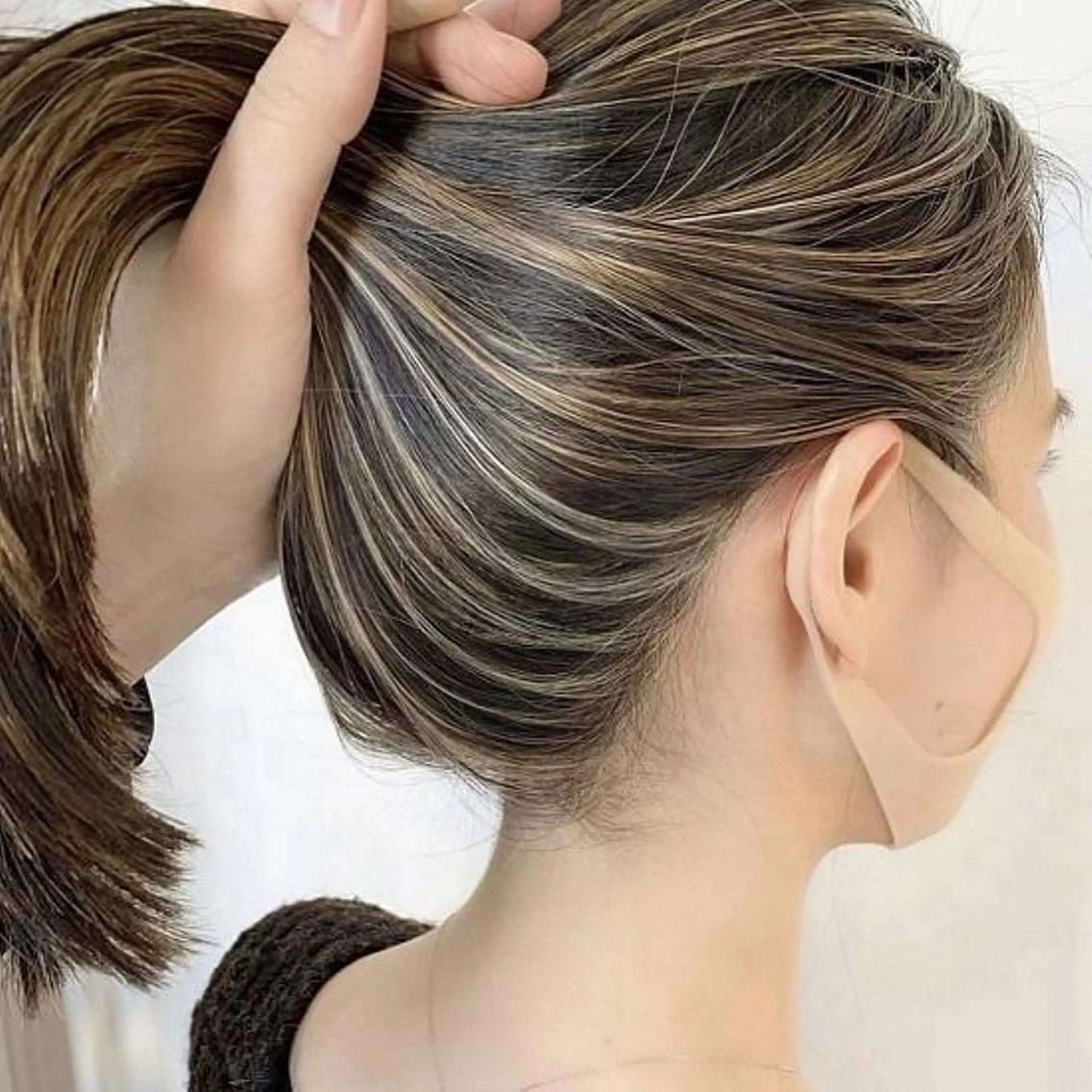 カラー レイヤーカット 湘南台/高倉航汰のヘアスタイル