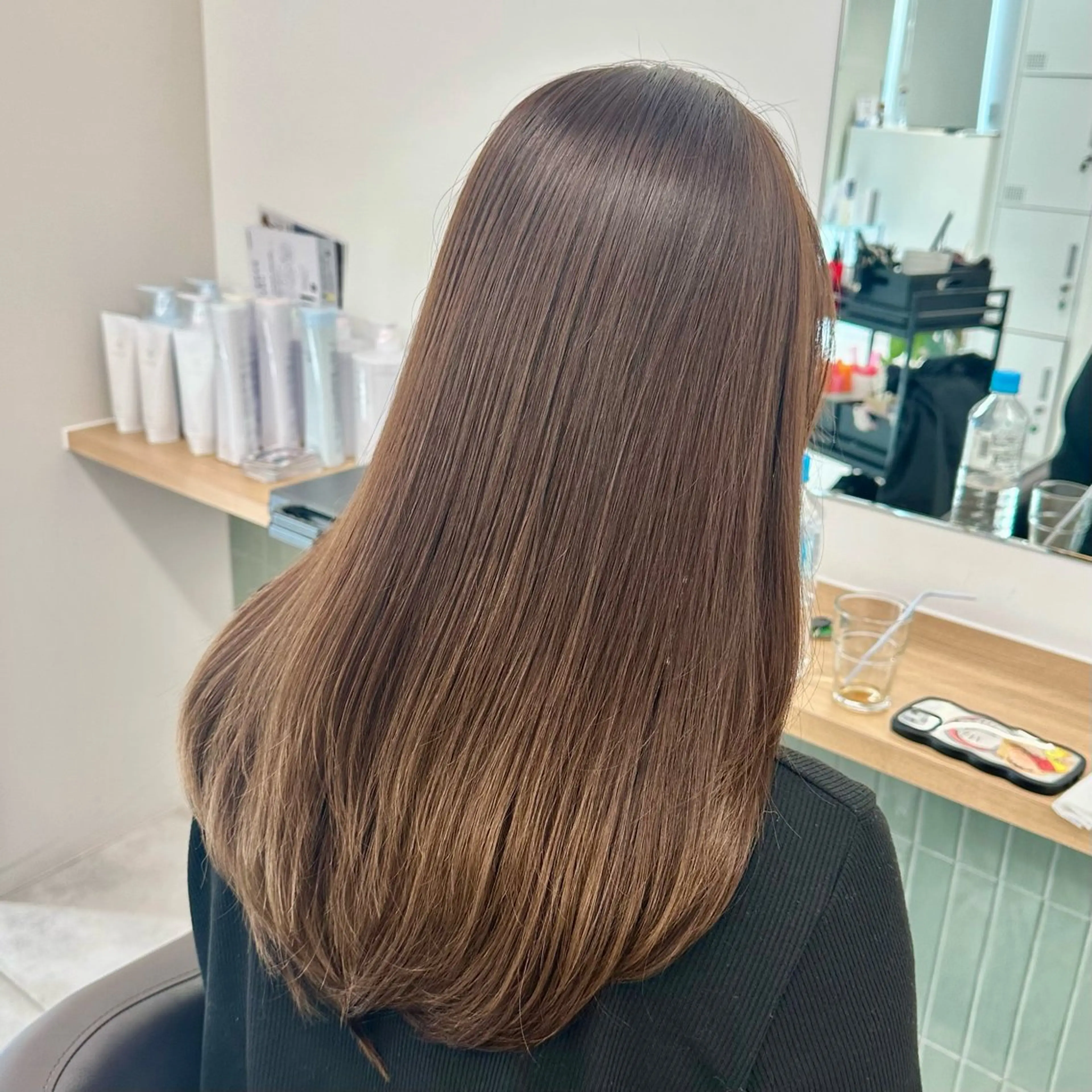 セミロング カラー カット ヘアカラー トリートメント ブリーチなし/レイヤ ー特化🌈Tommyのヘアスタイル