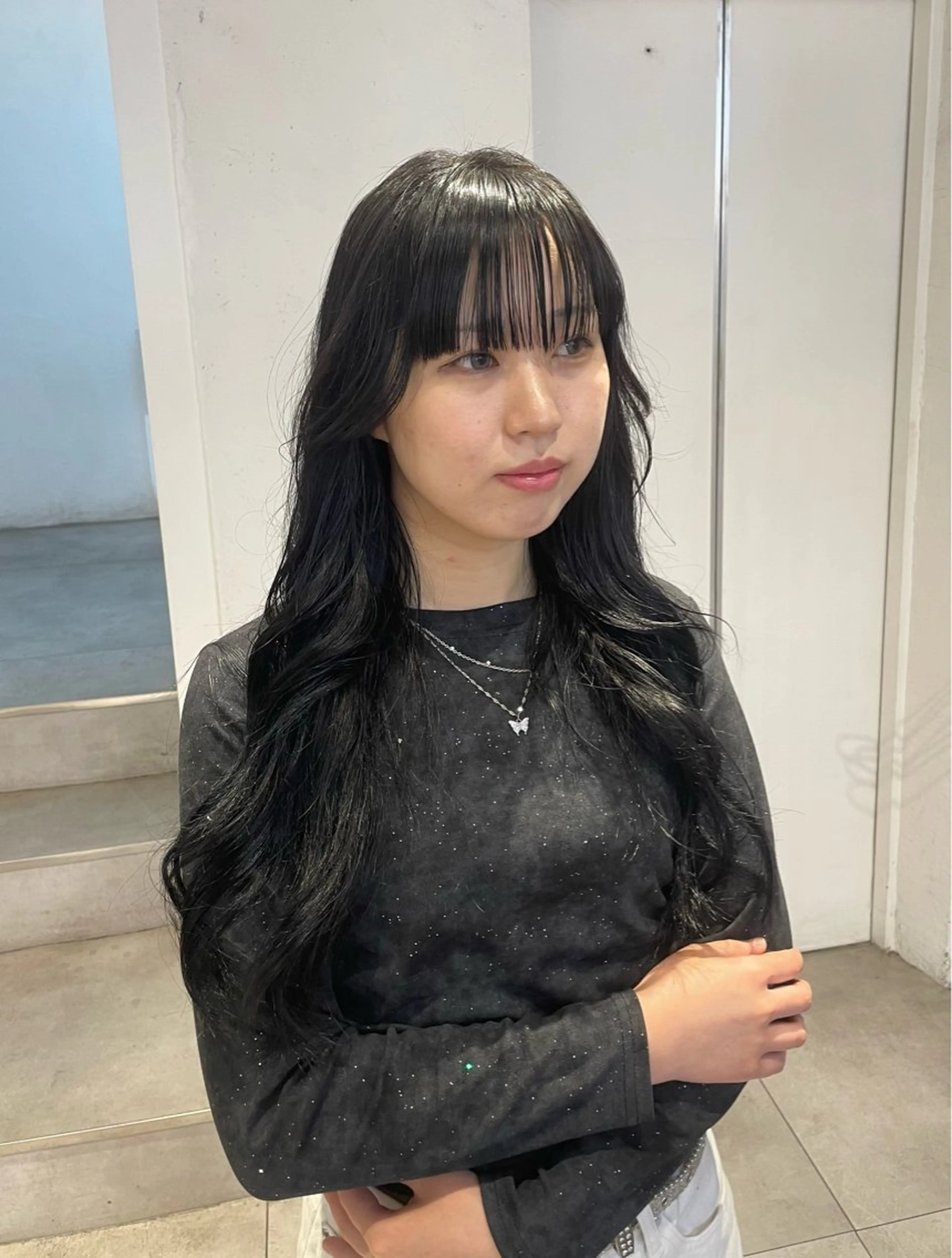 カラー 韓国ヘア/グレージュ kanako🤍🫧のヘアスタイル