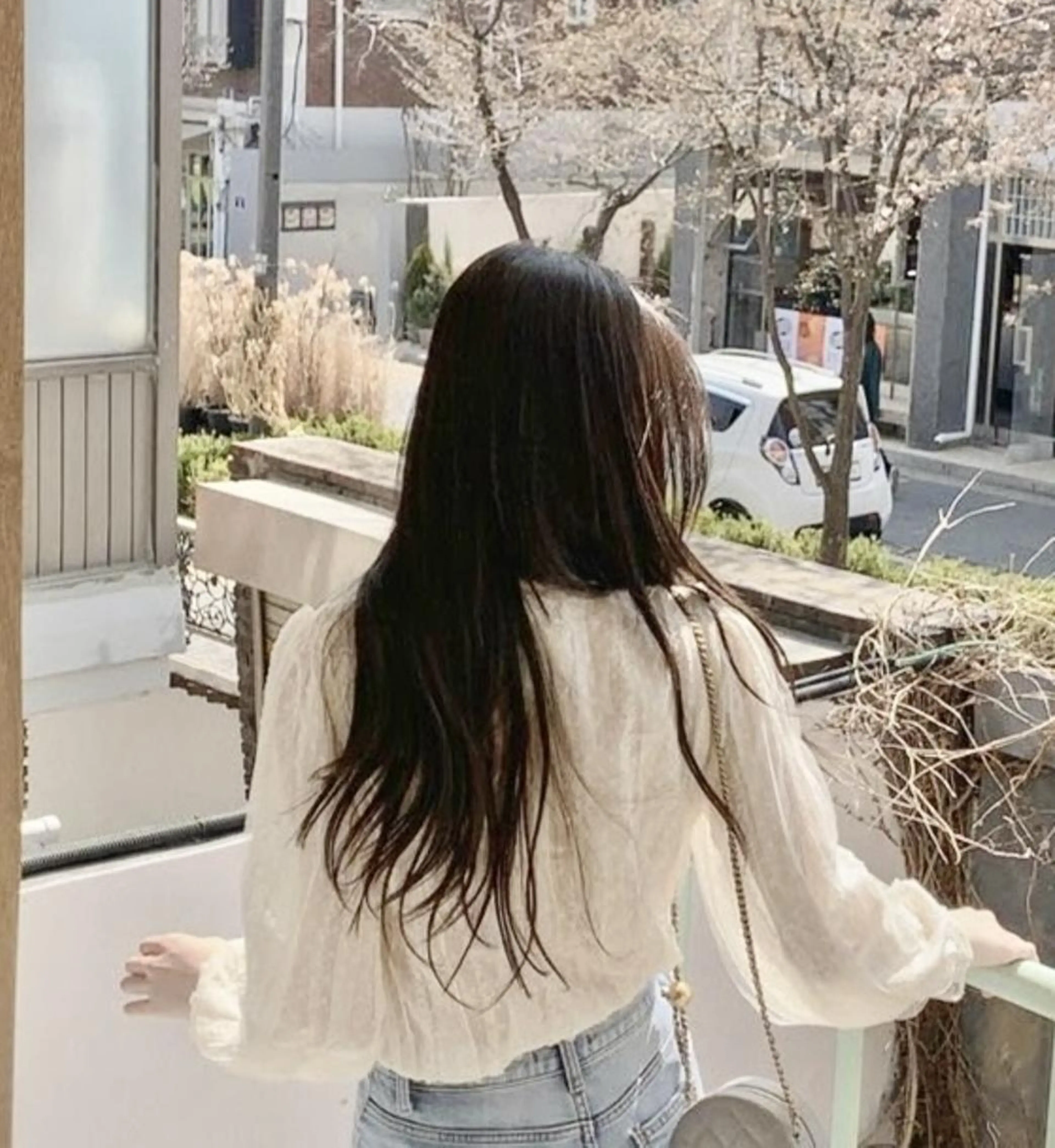 カラー 韓国ベージュ/透明感 カラー/横浜美容室のヘアスタイル