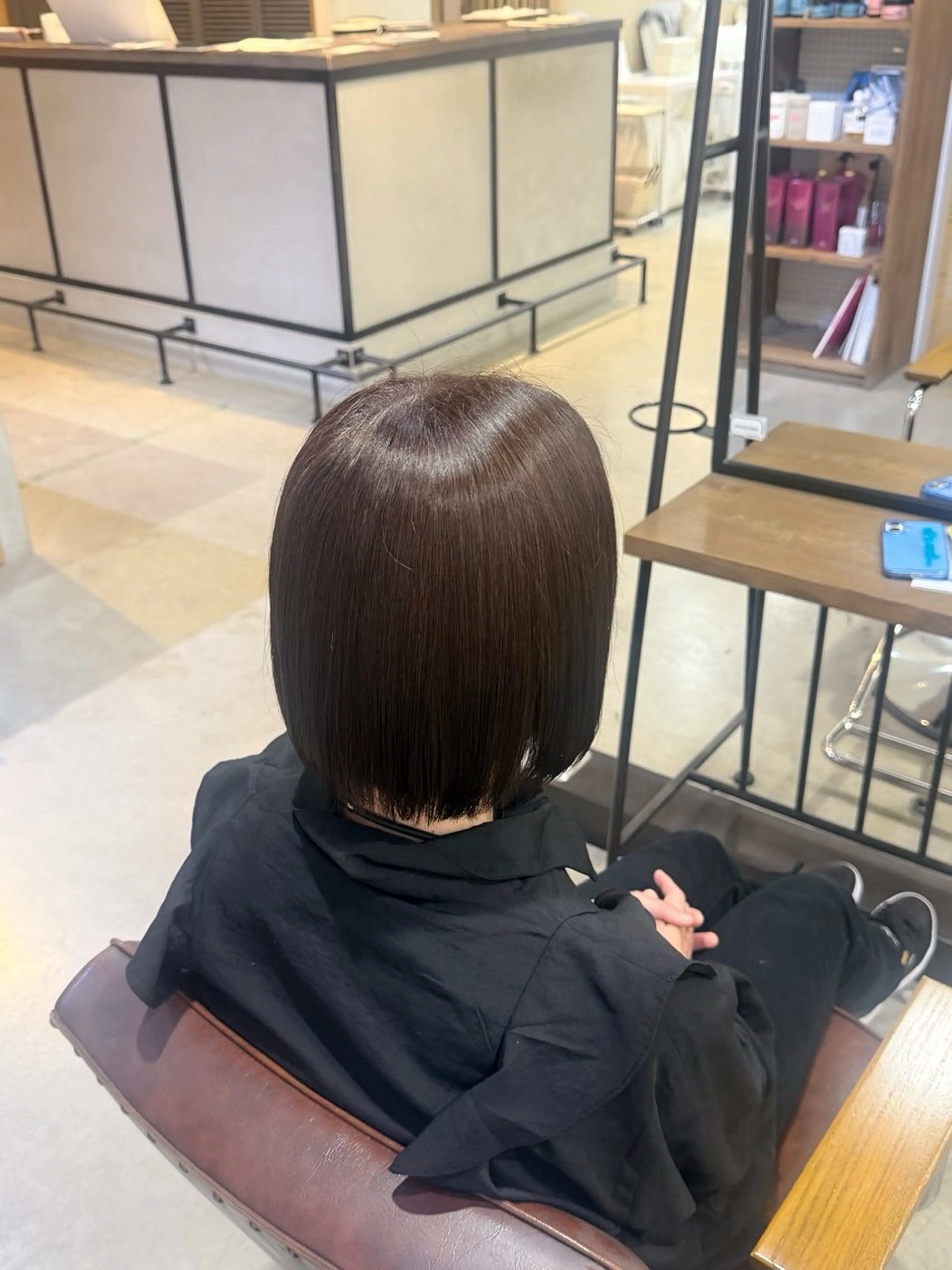 カラー 大阪lolonois 🩵リンナのヘアスタイル