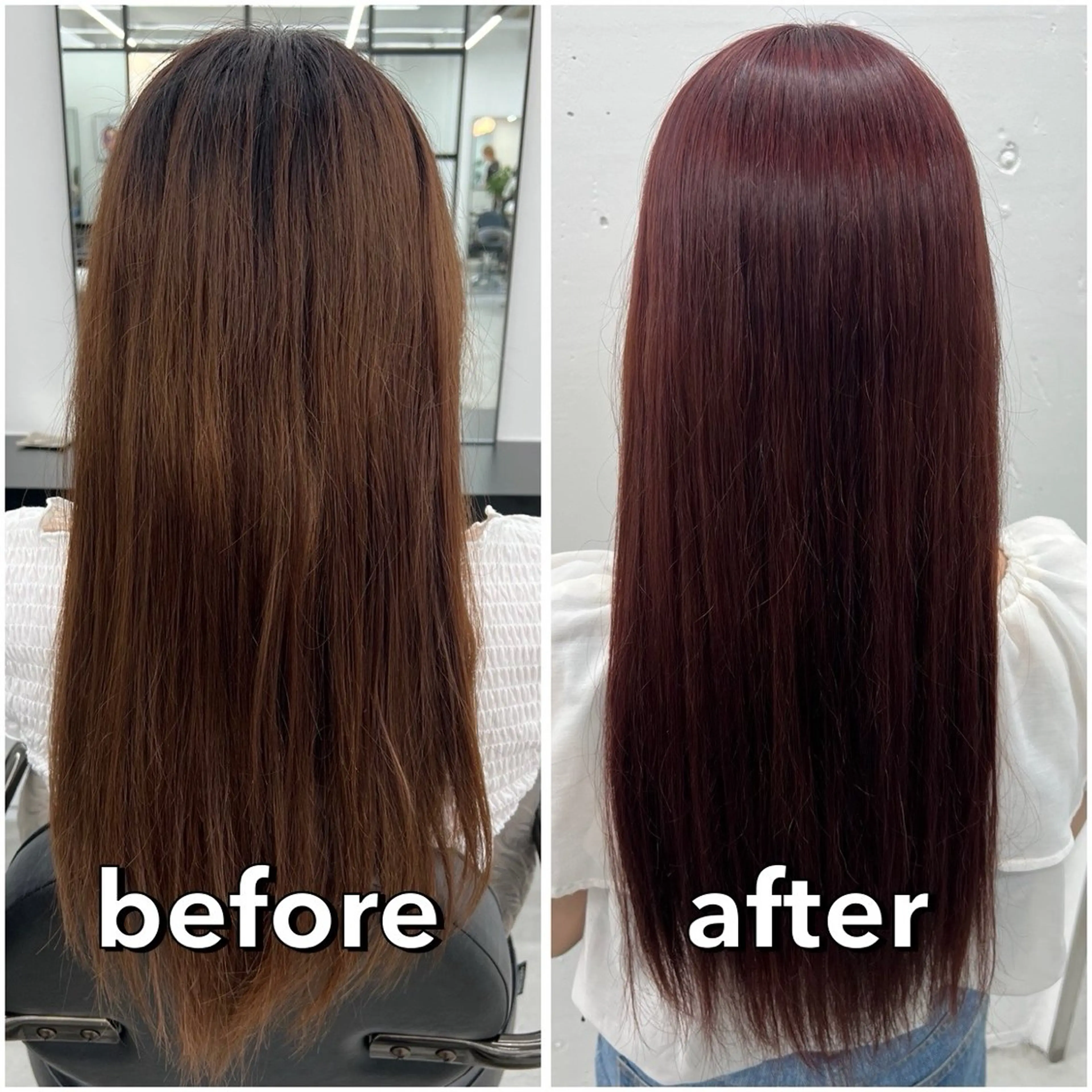 ロング カラー ボルドーカラー 透明感カラー ヘアカラー 🌷︎あすか🌷 JILLSTUDIOのヘアスタイル