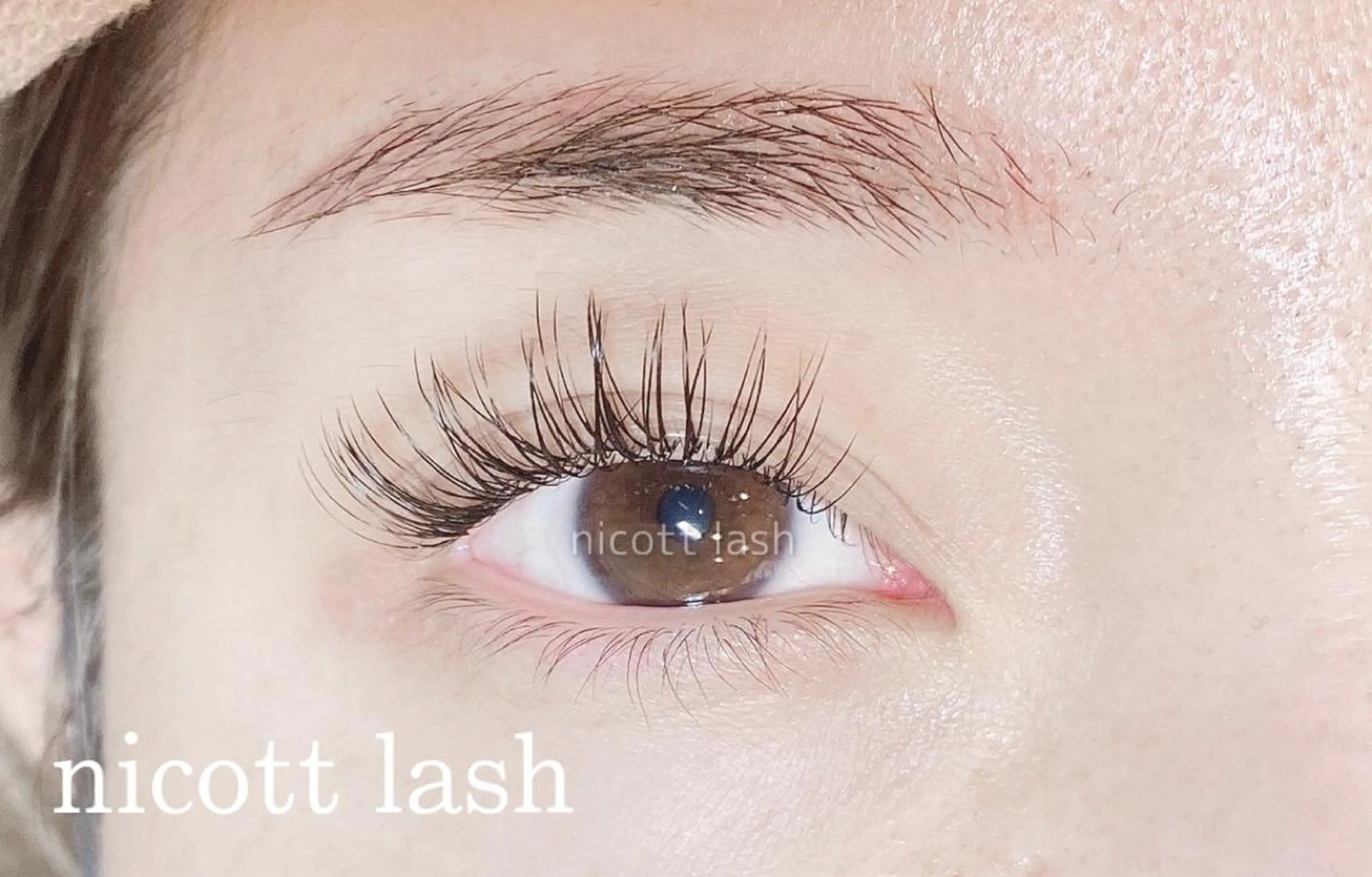 マツエク・マツパ フラットラッシュ nicottlash 天王寺店のマツエク・マツパデザイン