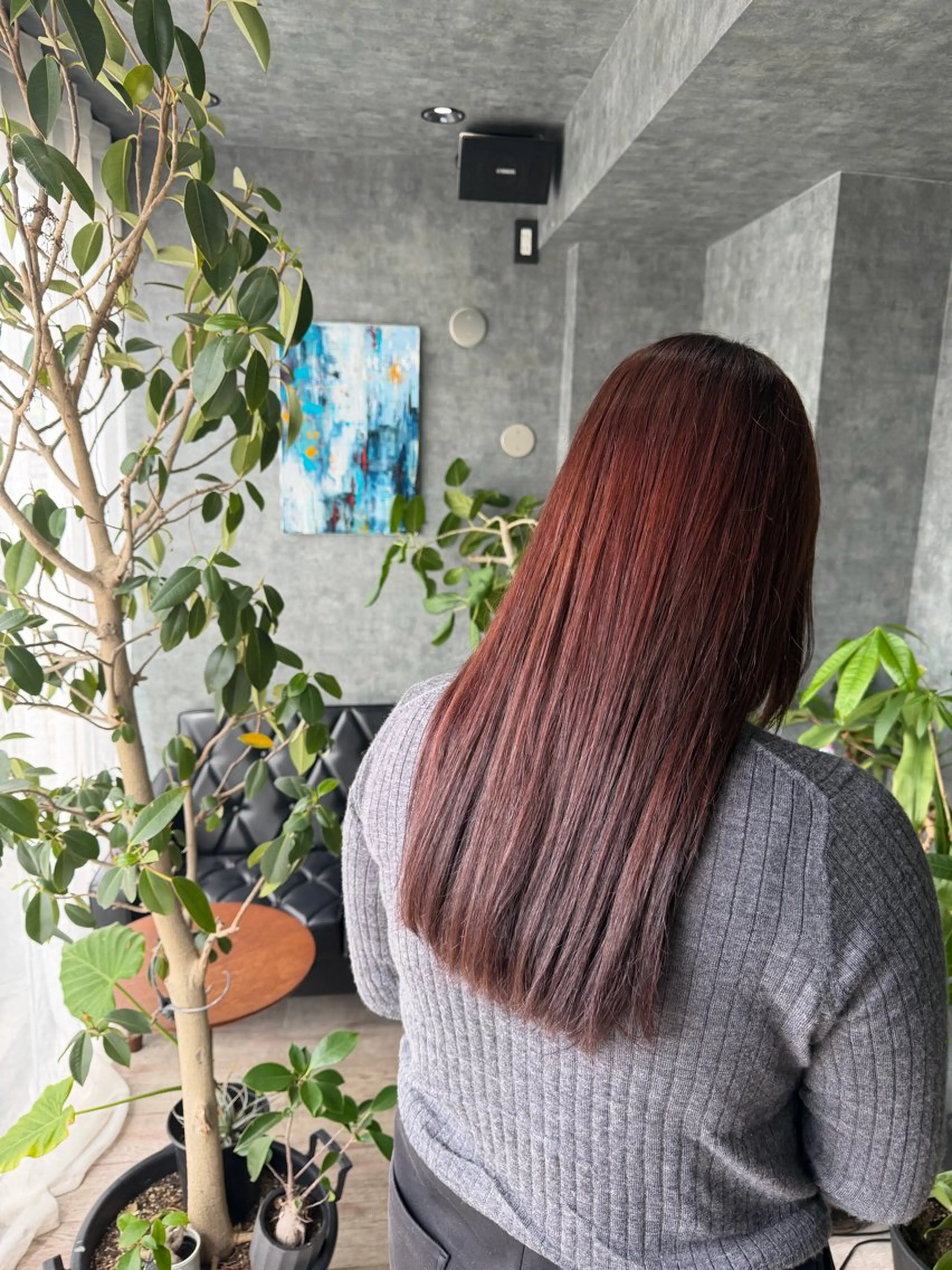 ロング カラー glac 當田のヘアスタイル