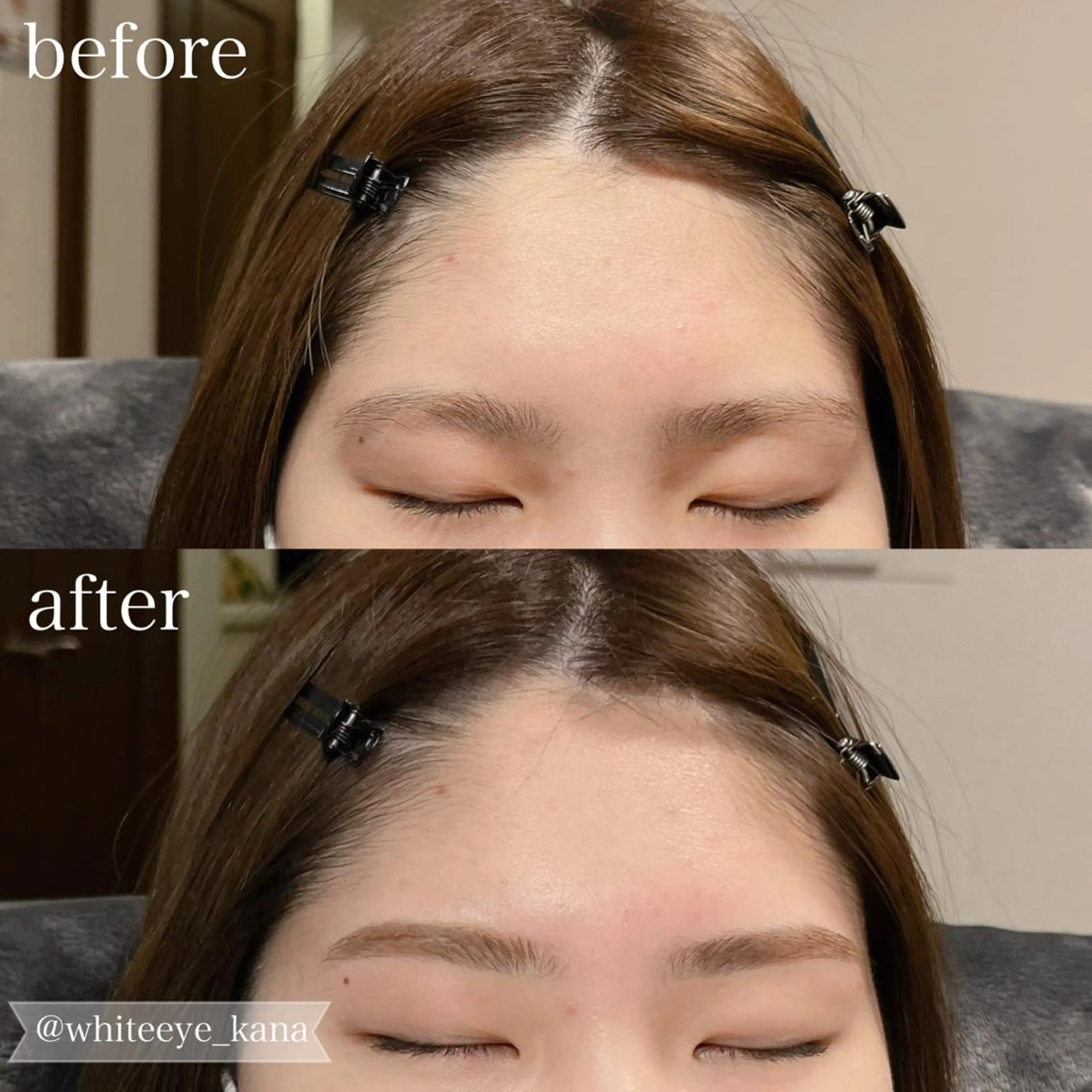 アイブロウ ワックス脱毛 眉カット その他(アイブロウ) WHITEEYE 🤍KANAの眉毛・アイブロウイメージ