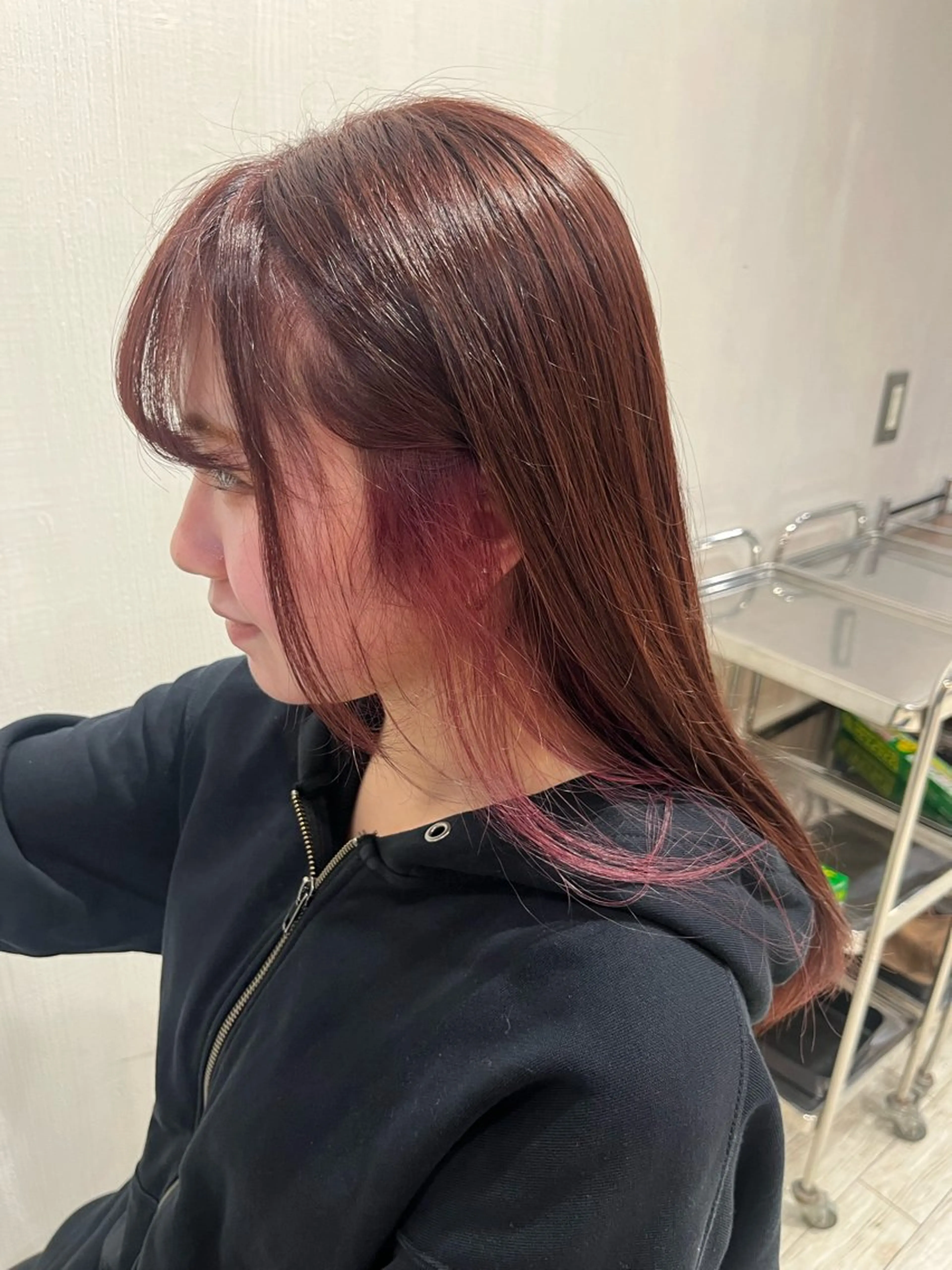 🎈【イヤリングカラー限定】🍒さりげなく魅せるダメージ最低限カラー❣️の写真