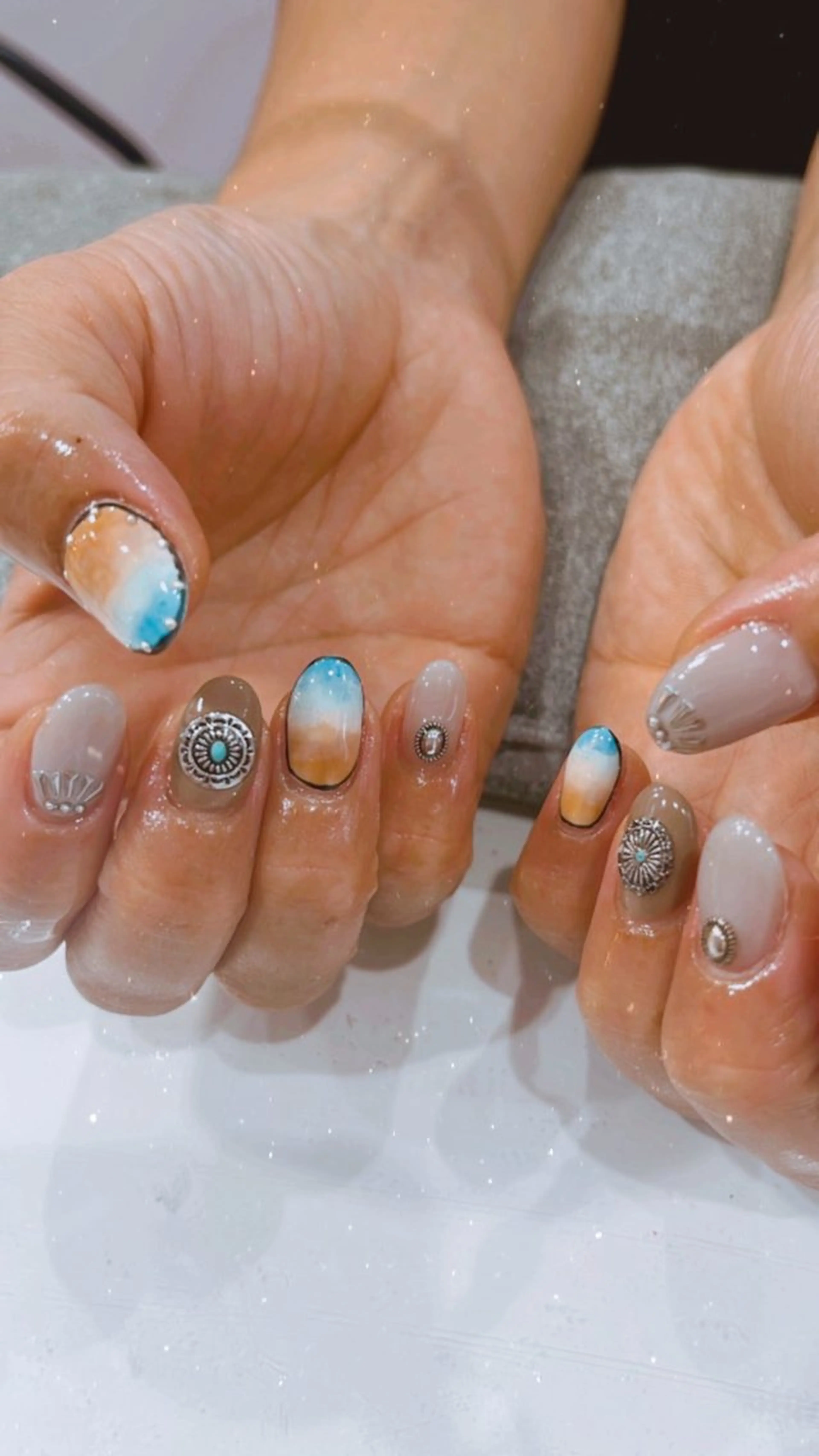 ネイル 鶴橋wooone nail.rieのネイルデザイン