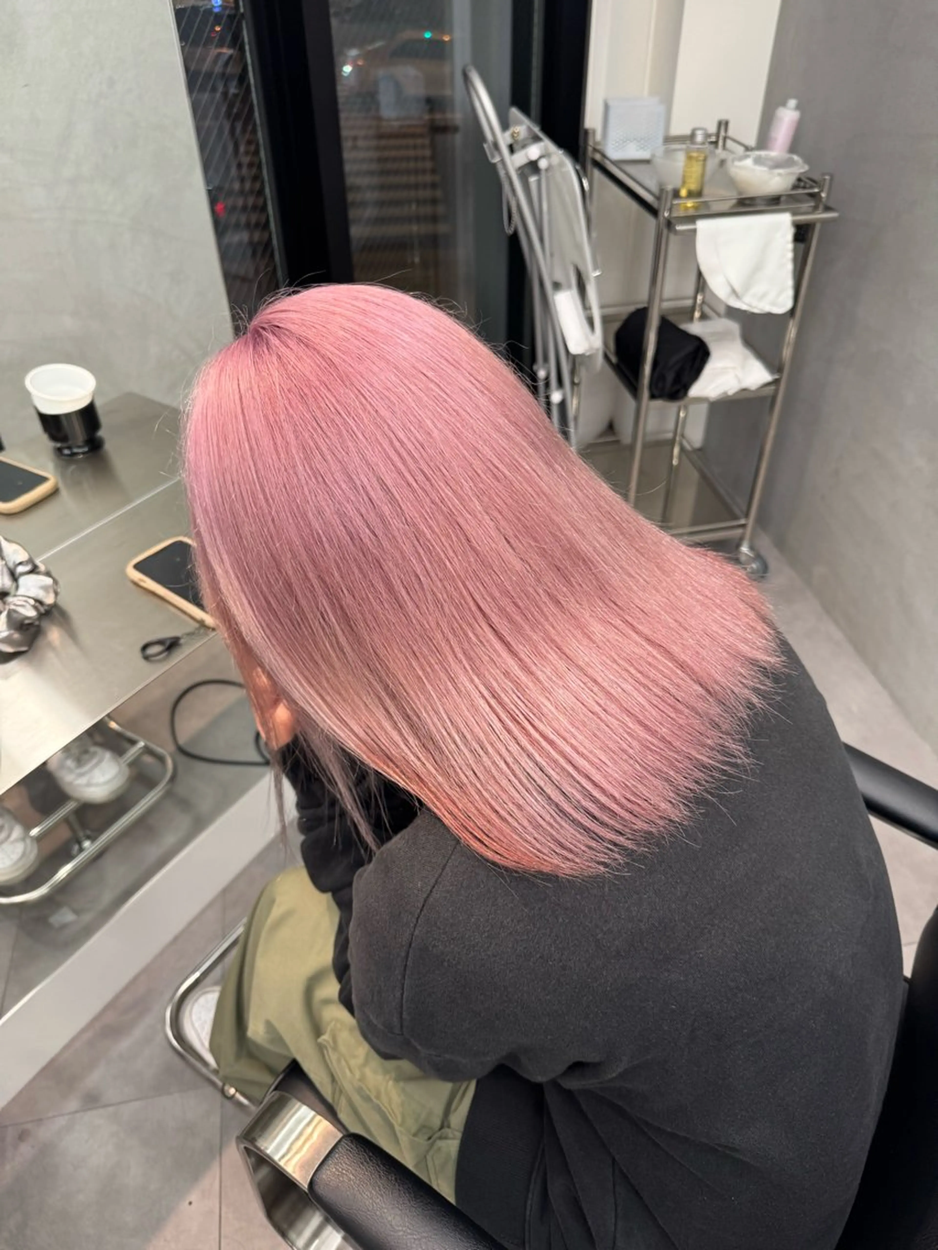 ミディアム カラー レイヤー/ハッシュ カット/悠斗のヘアスタイル