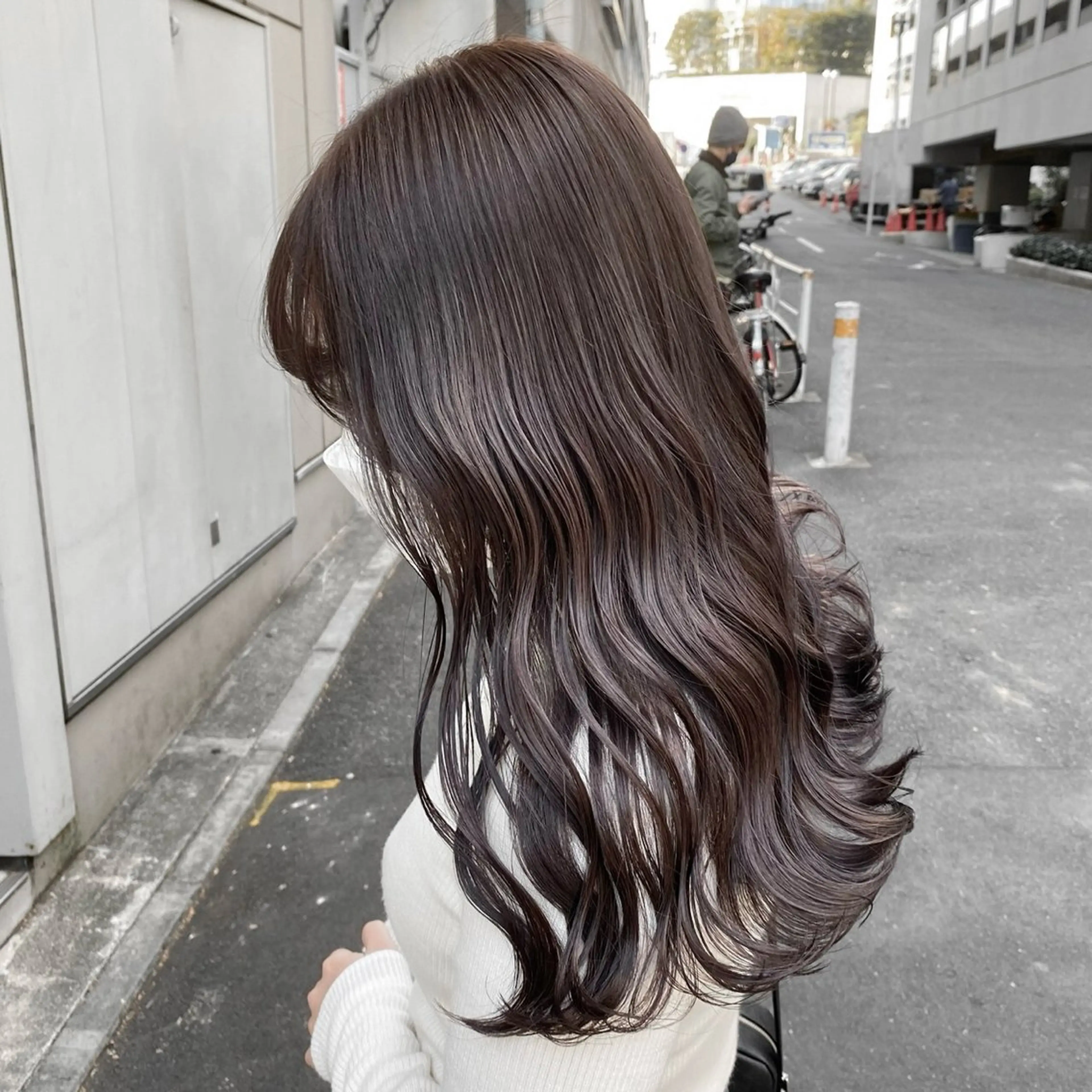ロング カラー ヘアアレンジ ブラウンカラー 透明感カラー 巻きラク♡レイヤー 🦢こころのヘアスタイル