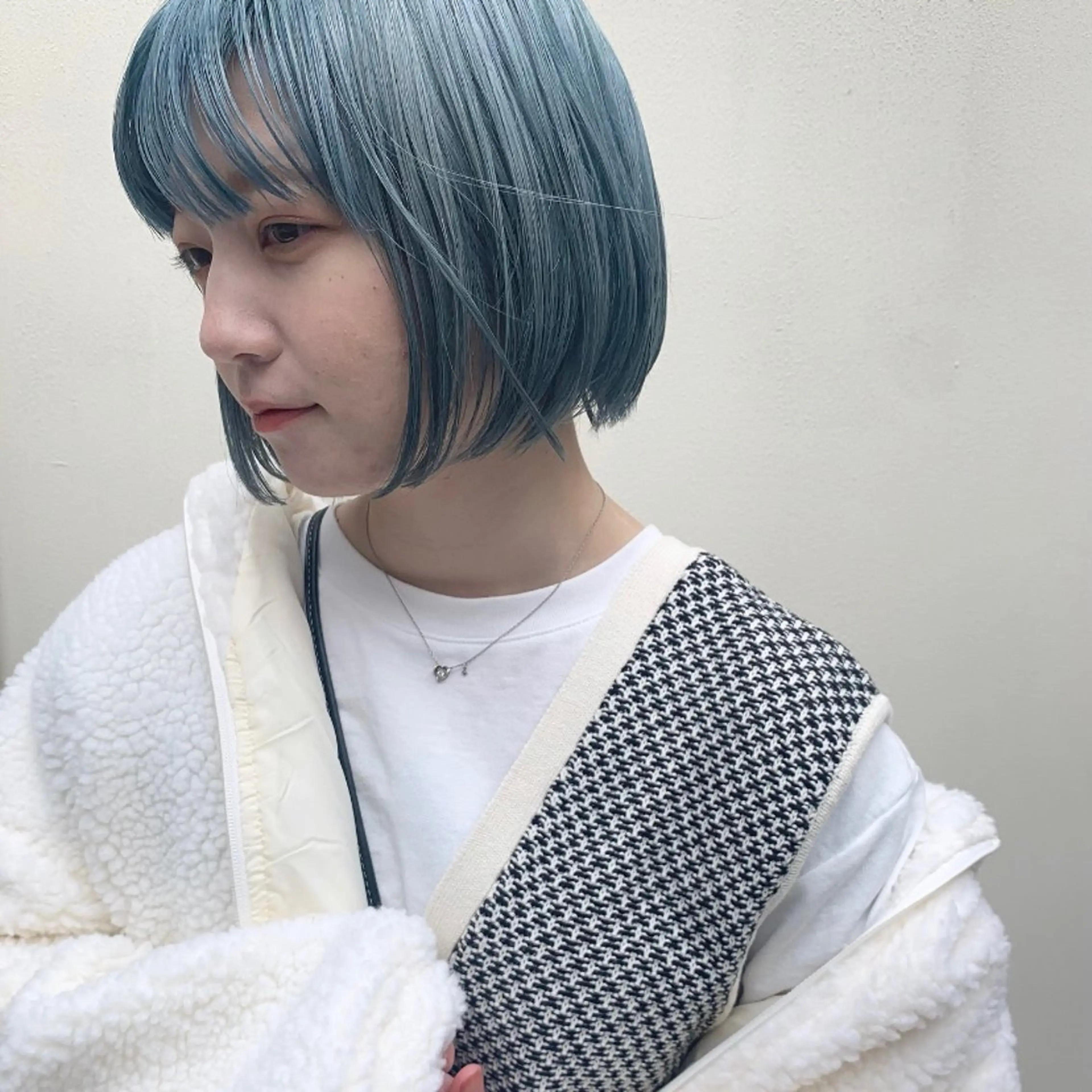 ショート カラー フェザー/ニュアンス パーマ/ryutoのヘアスタイル