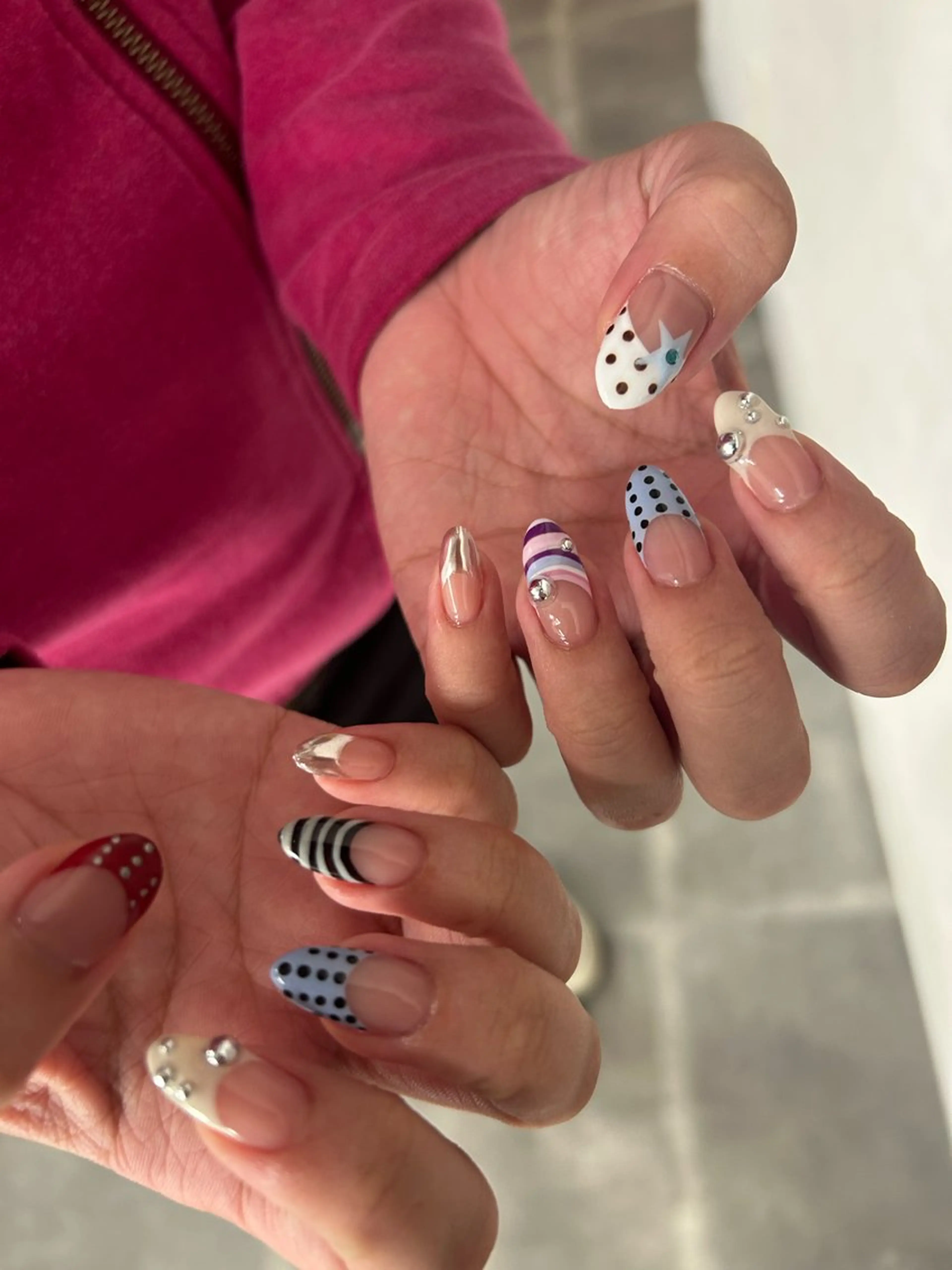 ネイル 持ち込み 木戸 有佐のネイルデザイン