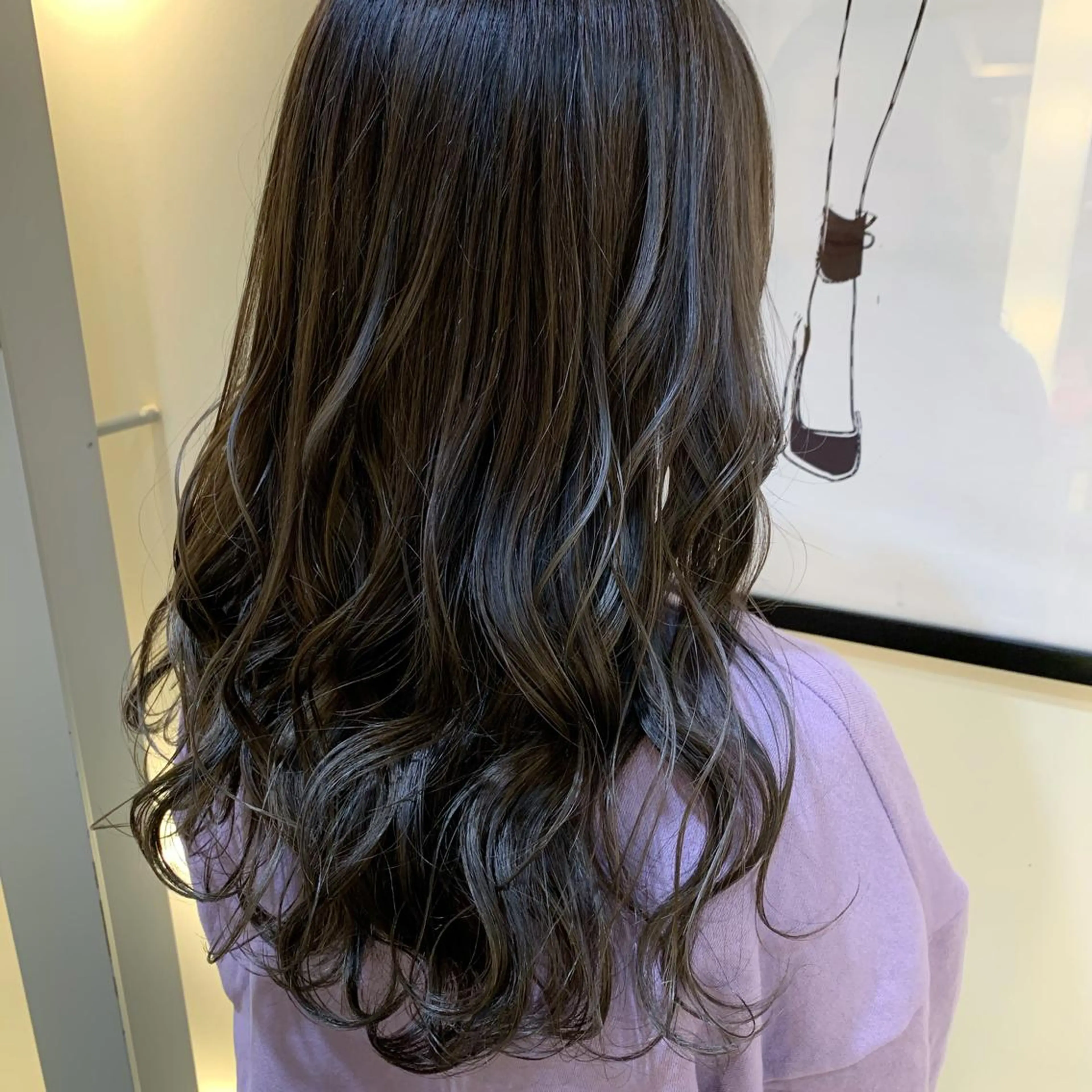 ミディアム カラー グレージュ 中塚 義人のヘアスタイル