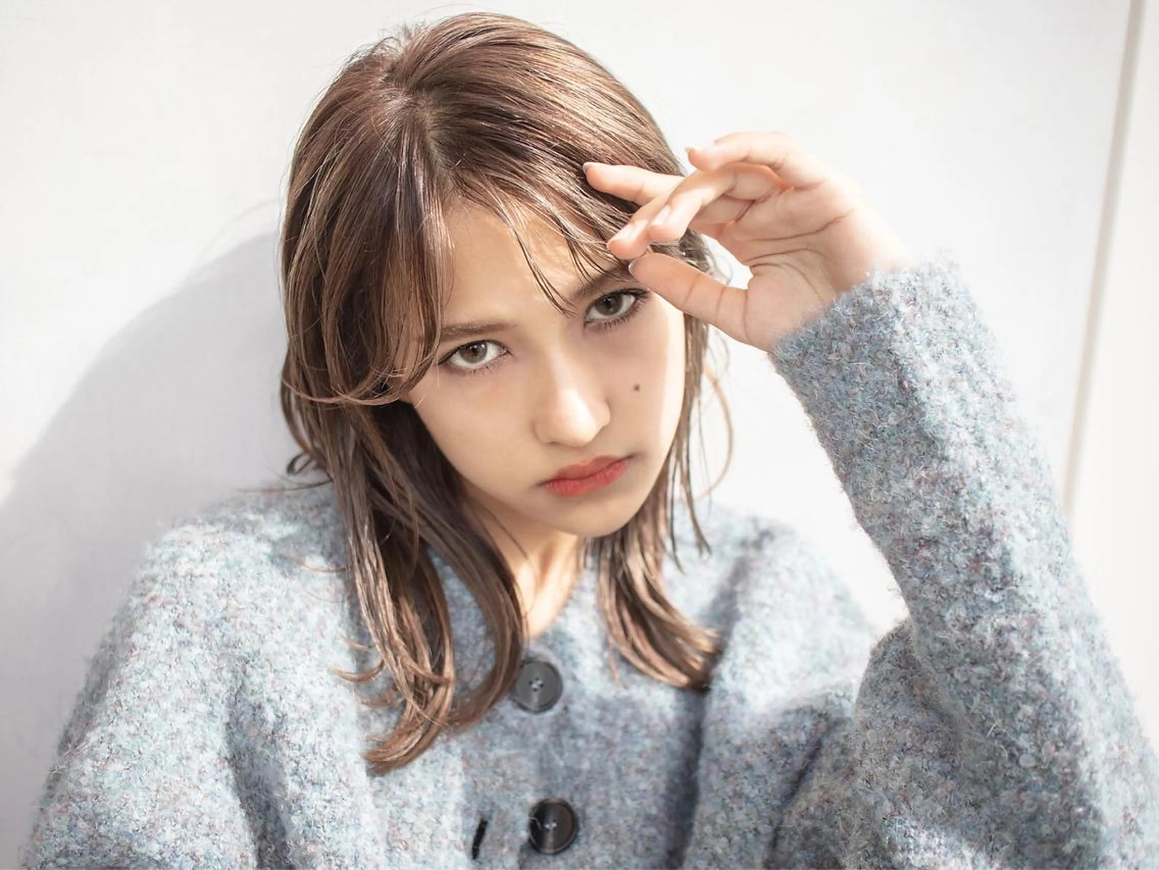 ミディアム カラー イルミナカラー 髪質改善×艶髪　斉藤 勝のヘアスタイル