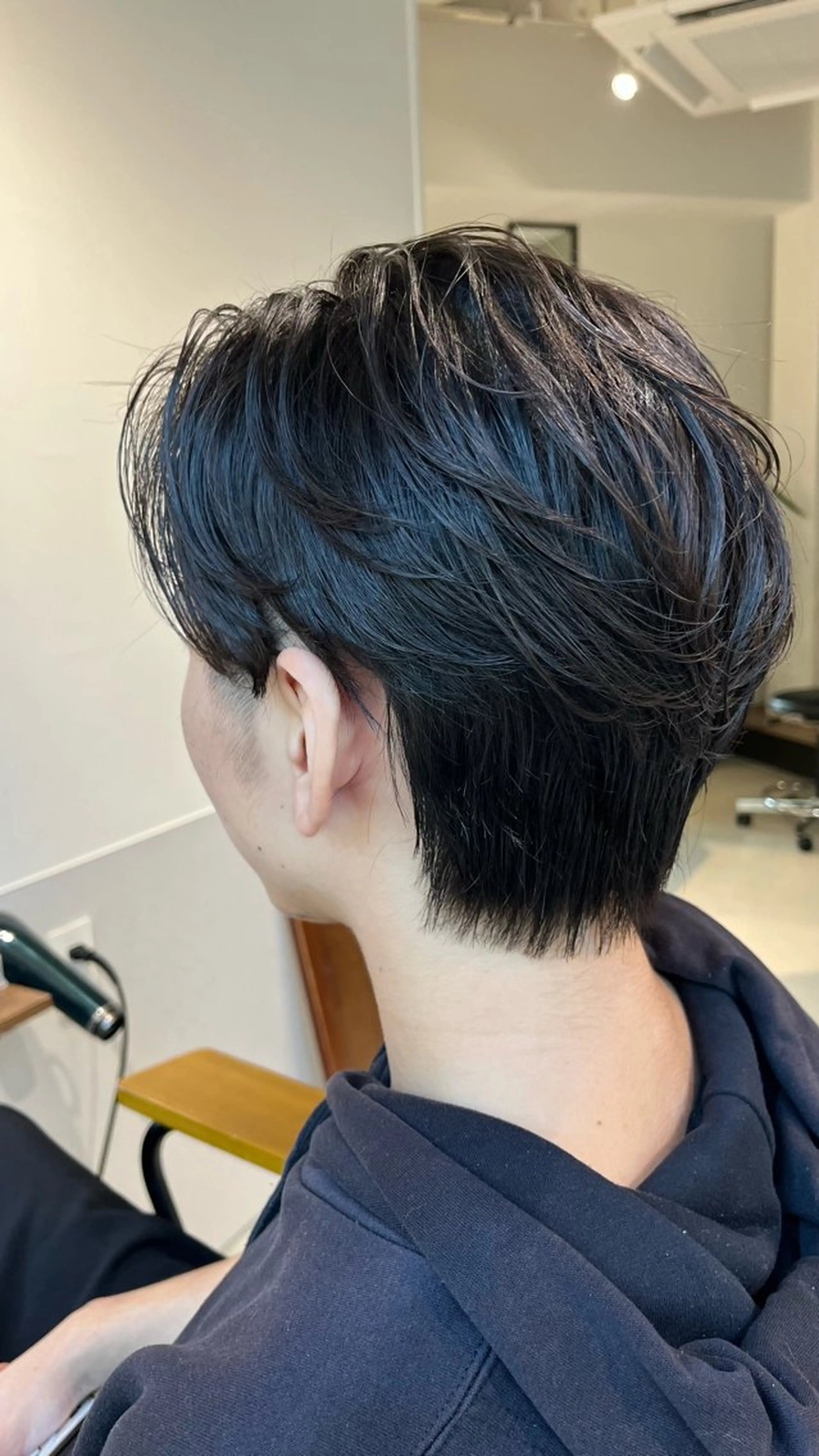 メンズ カット パーマ 鶴舞/透明感/リア ライズ/ いっとぅーのヘアスタイル