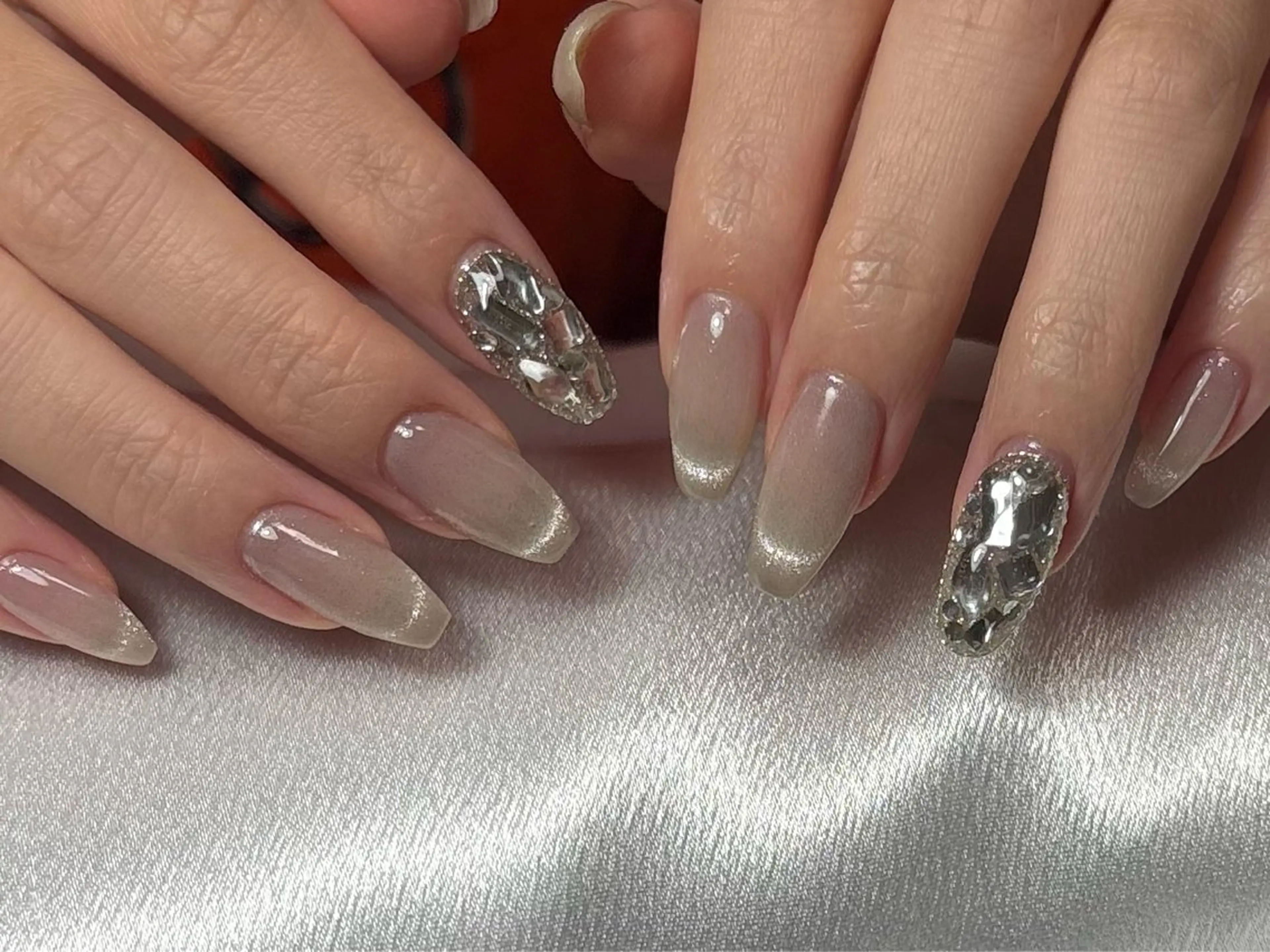 ロング ハンドネイル S &luluのネイルデザイン