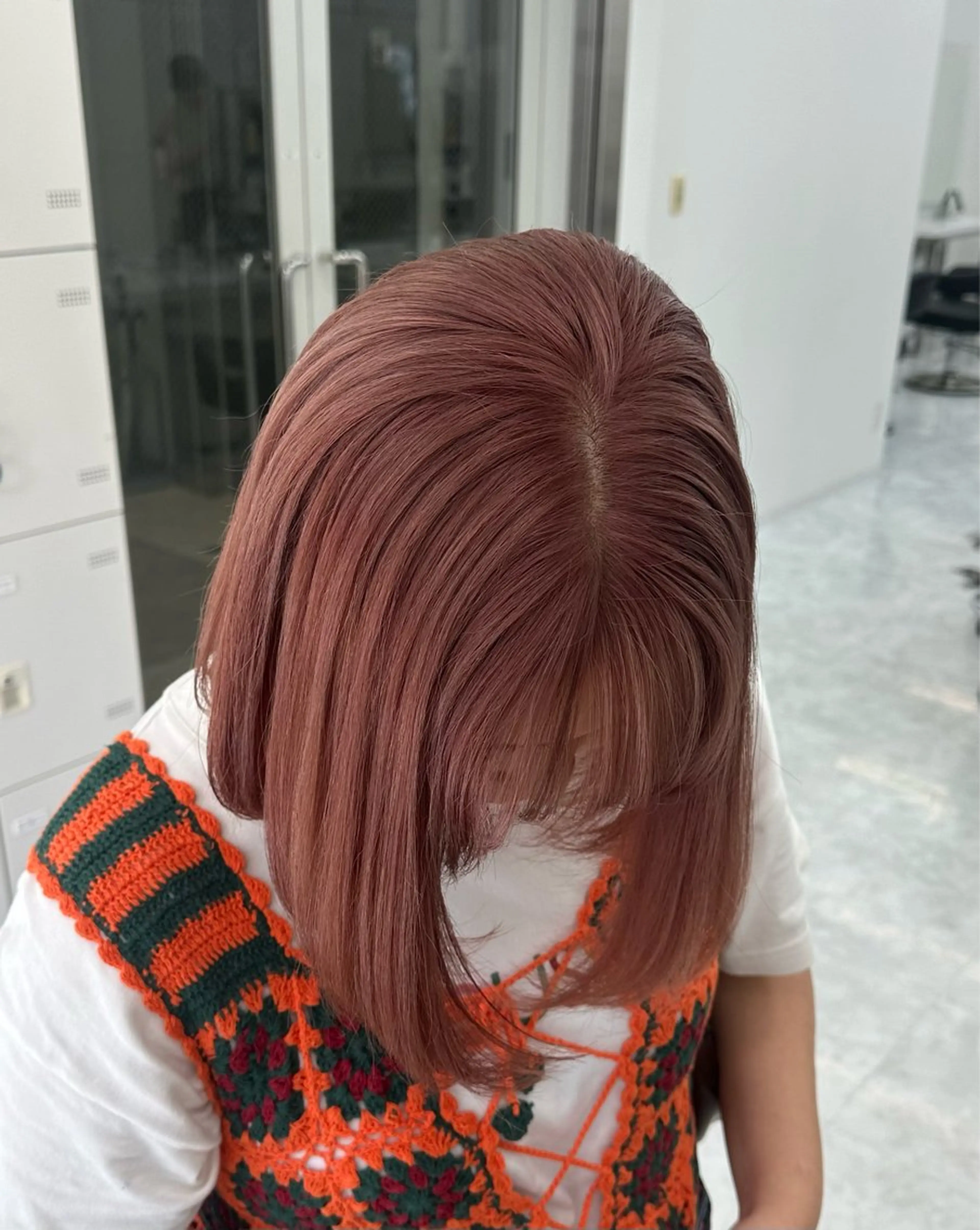 ミディアム カラー ヘアカラー トリートメント ヘッドスパ ヘアセット 似合わせstyle ❤︎misaki❤︎のヘアスタイル