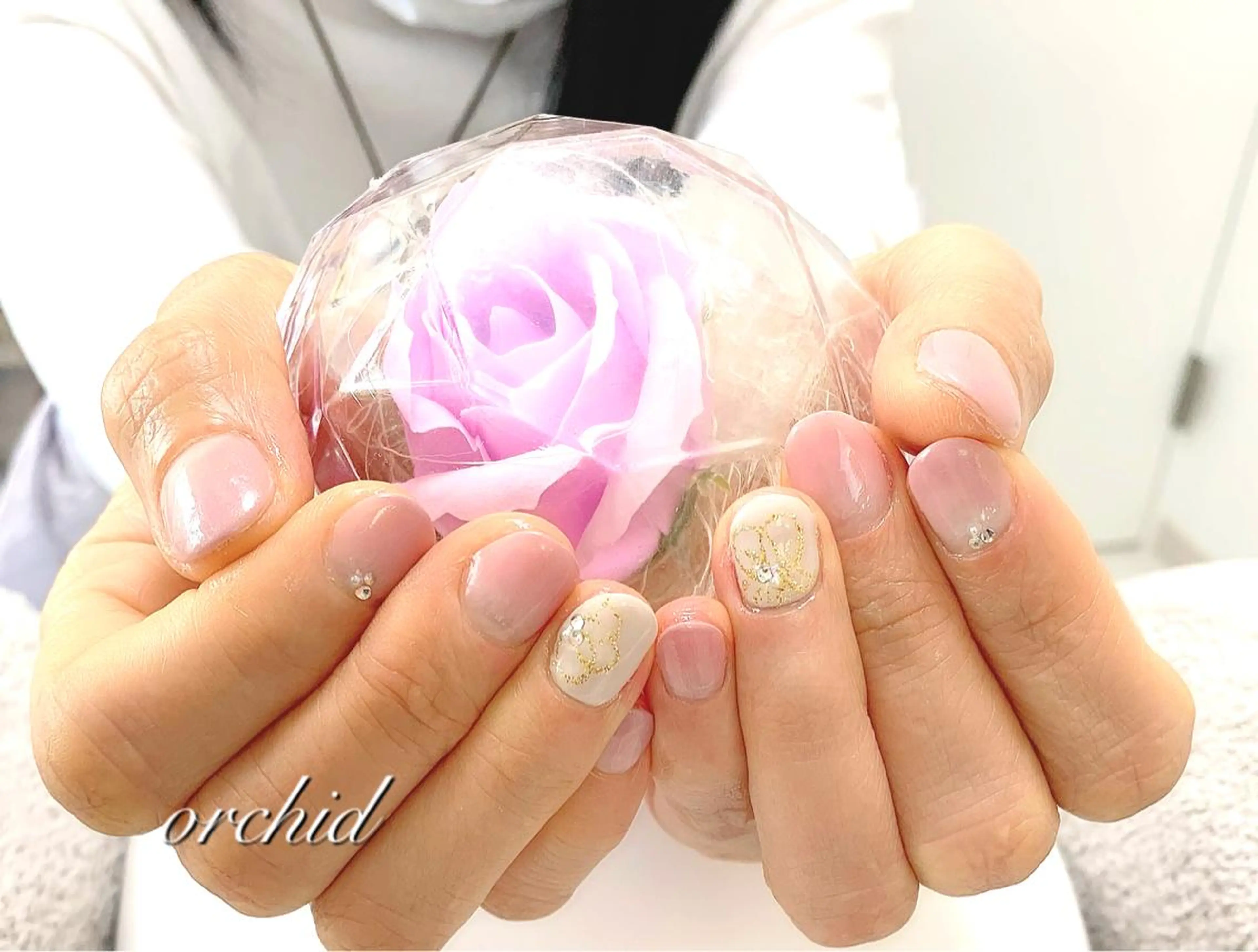 ネイル orchid ♡オーキッドのネイルデザイン