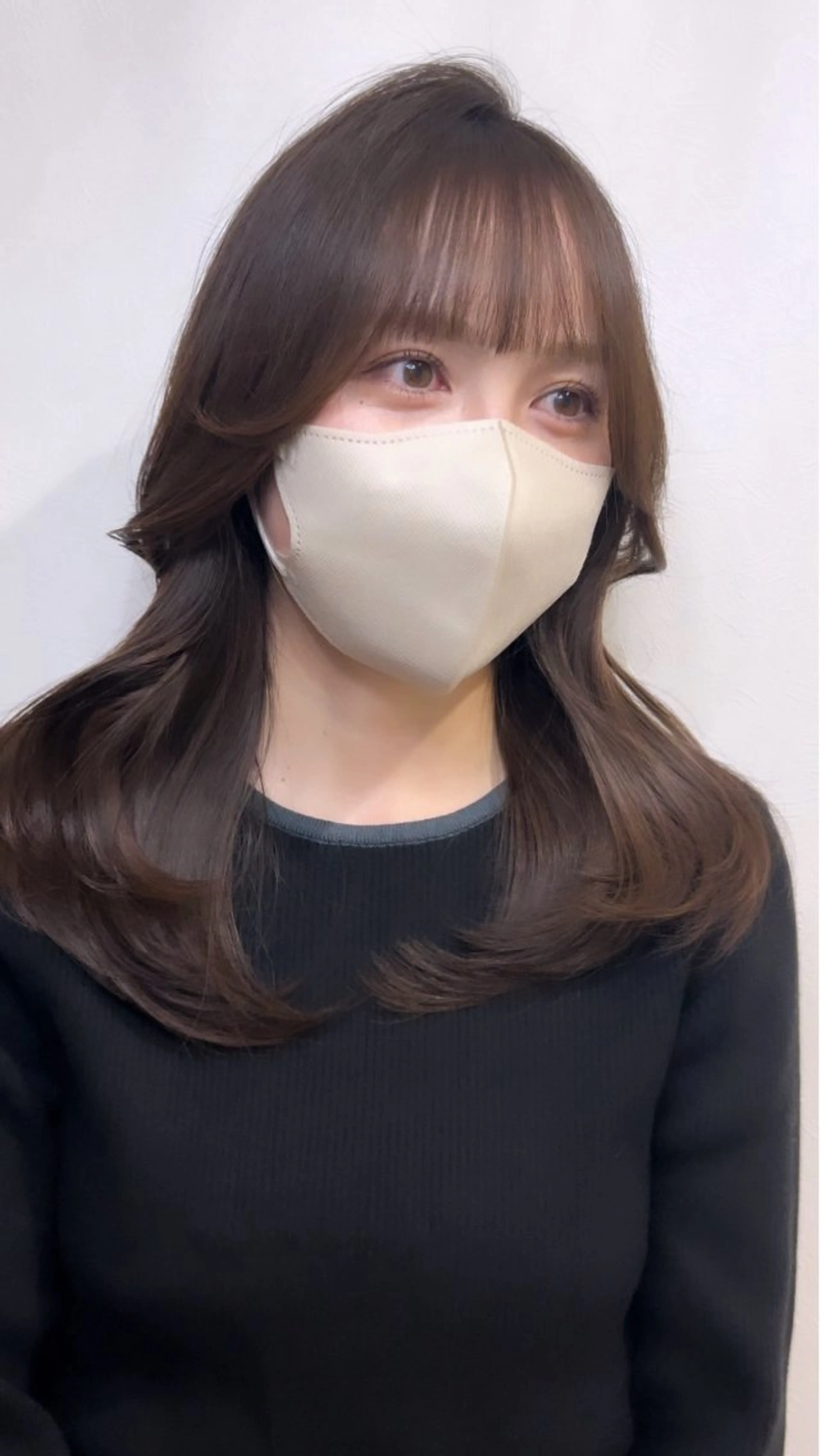 ロング カット ヘアカラー トリートメント 剣持友希/ifh iizuka/高崎のヘアスタイル