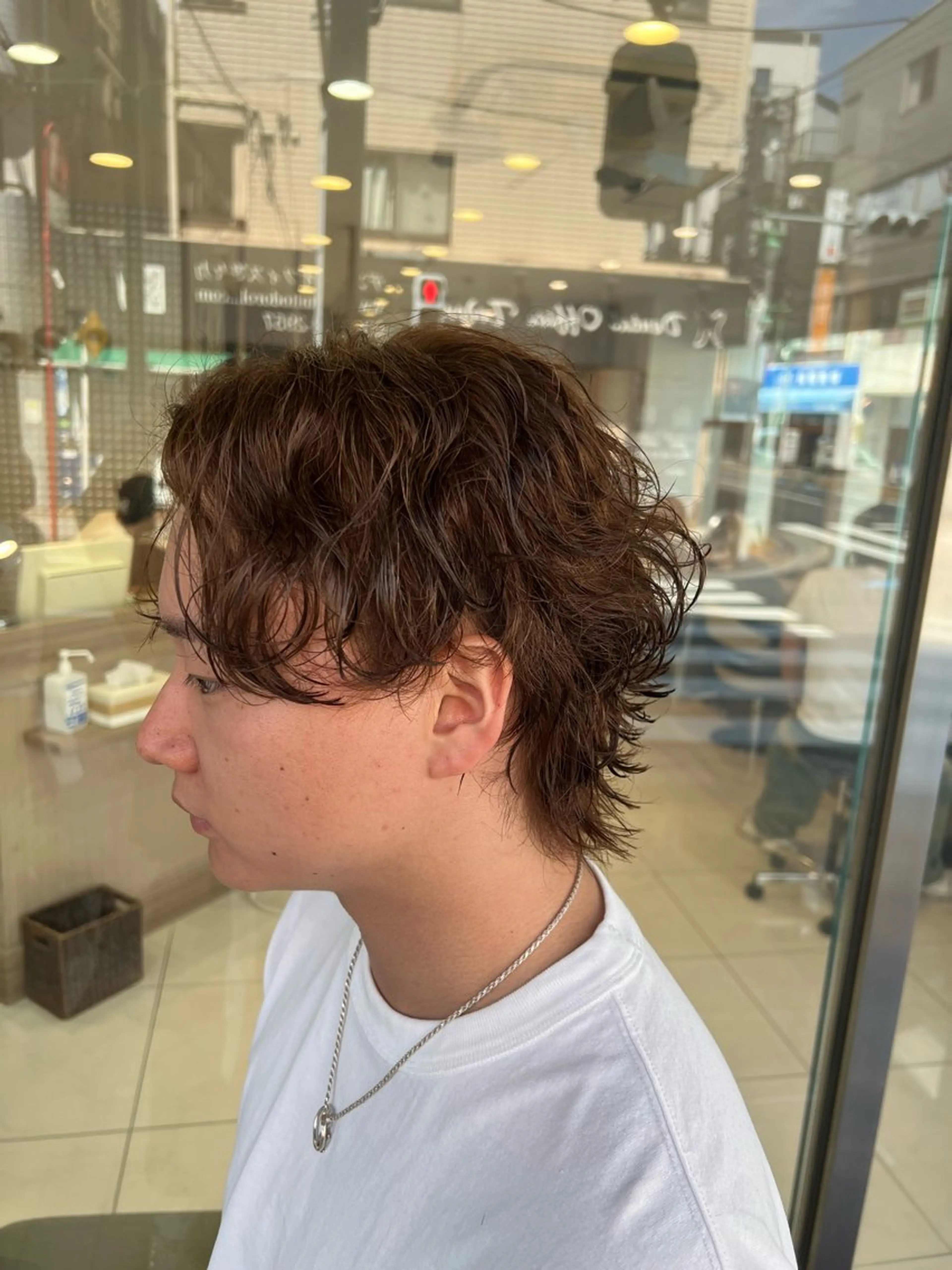 カラー パーマ メンズ カット ヘアカラー パーマ SENA 再現性 パーマと縮毛矯正のヘアスタイル