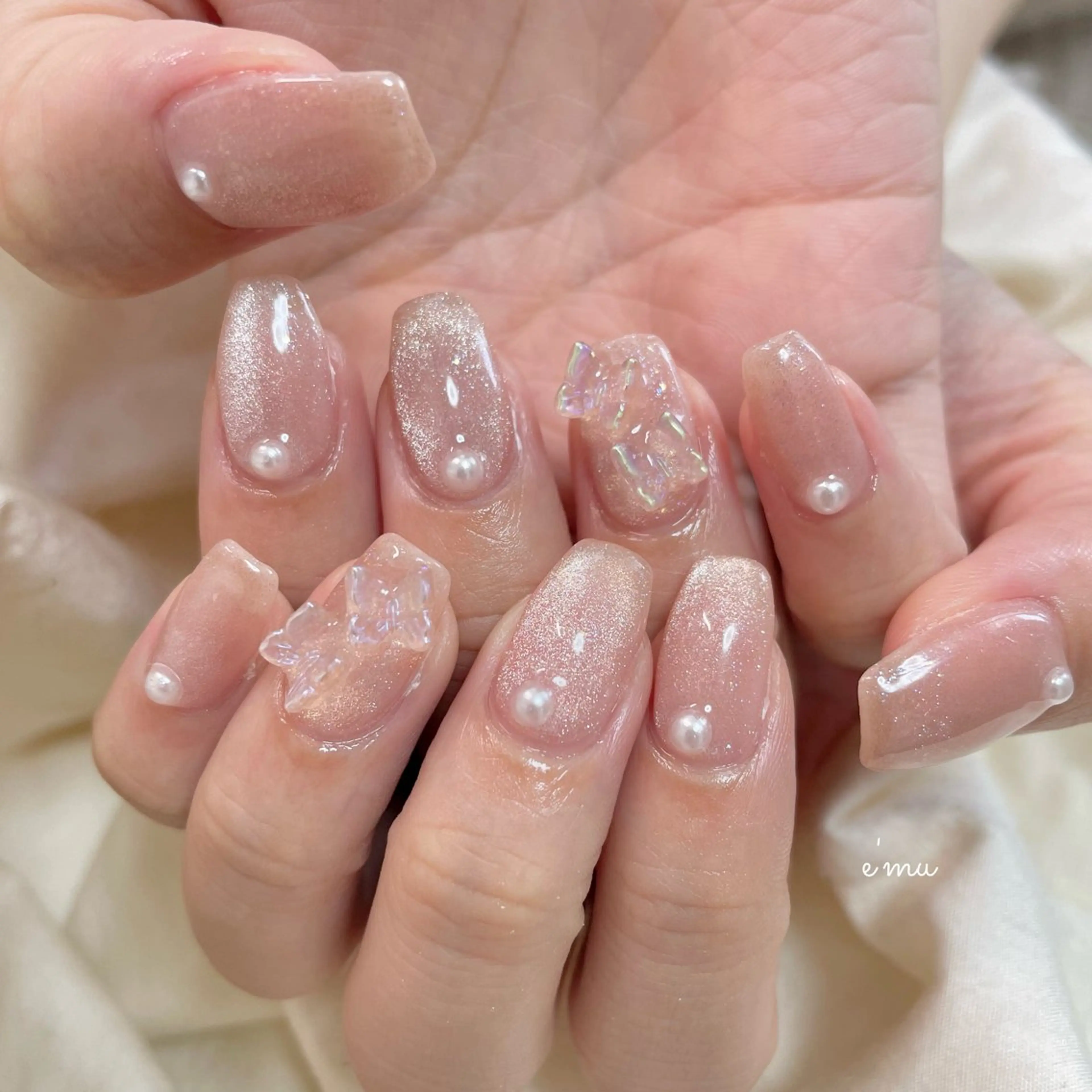 ネイル マグネットネイル ハンドネイル nail salon e'mu💐のネイルデザイン