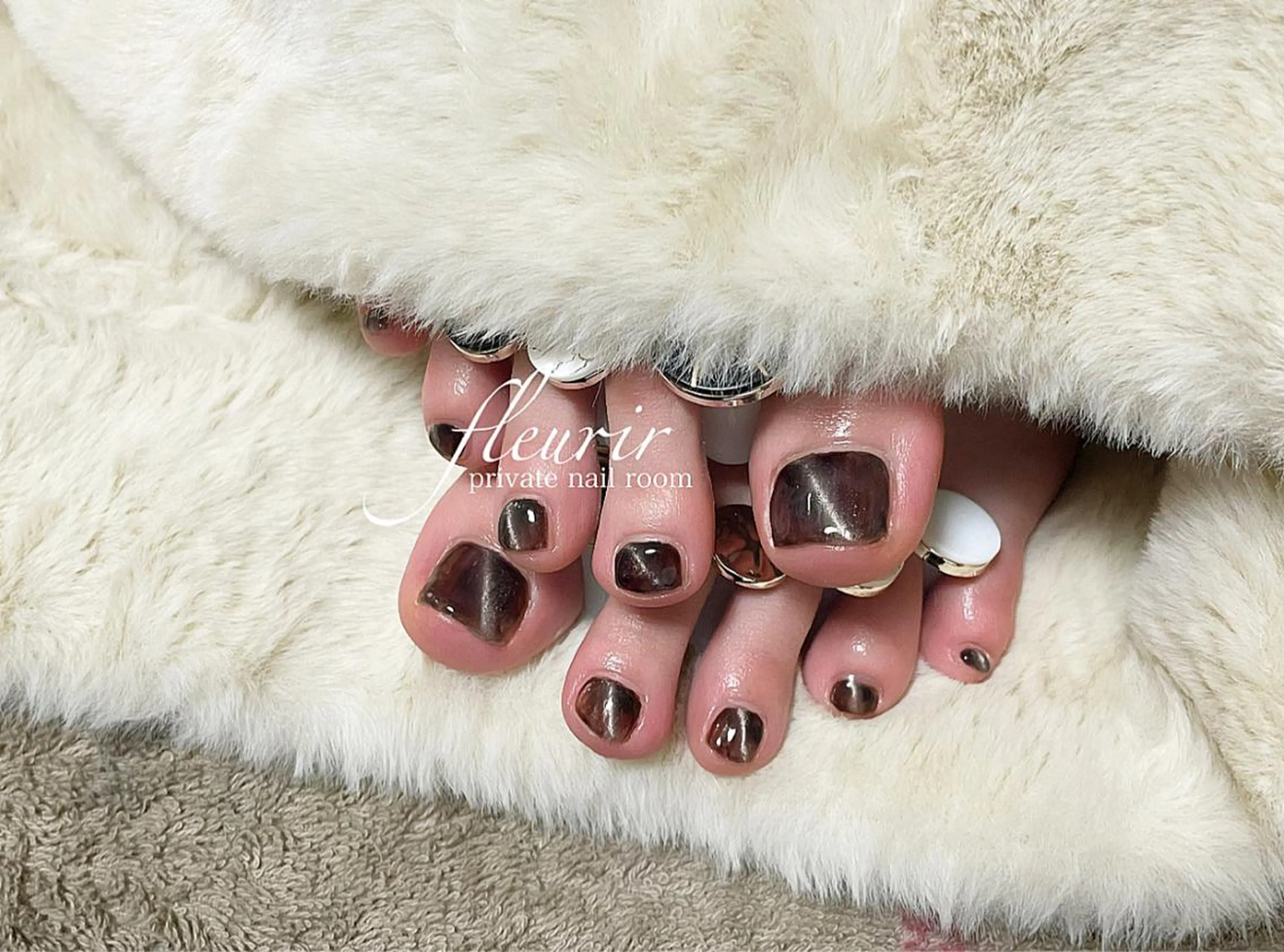 ネイル マグネットネイル フルリール 【プライベートサロンのネイルデザイン