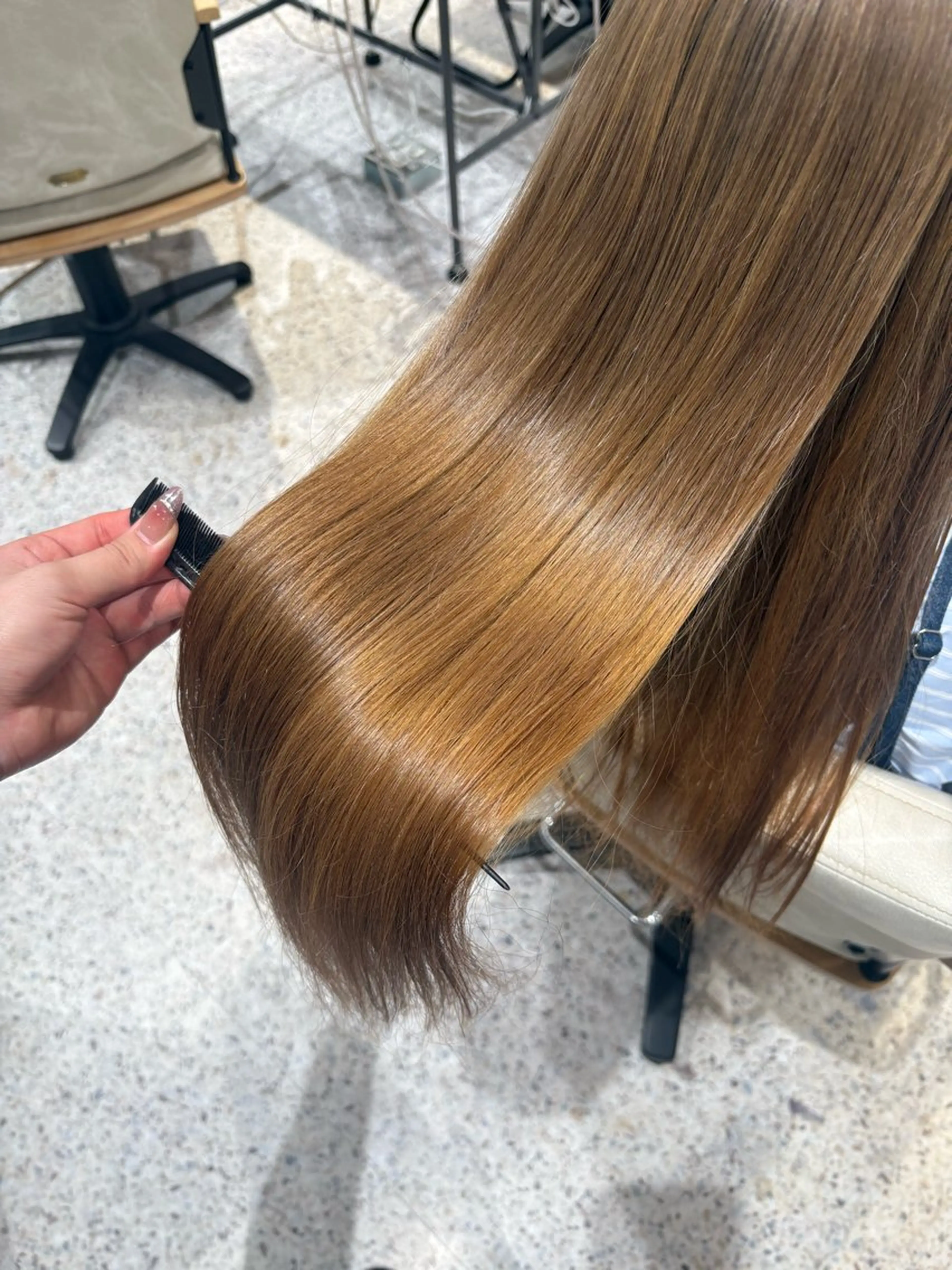 ロング カラー ヘアカラー ブリーチ/マツエク 𝓡𝓲𝓷🫧のマツエク・マツパデザイン