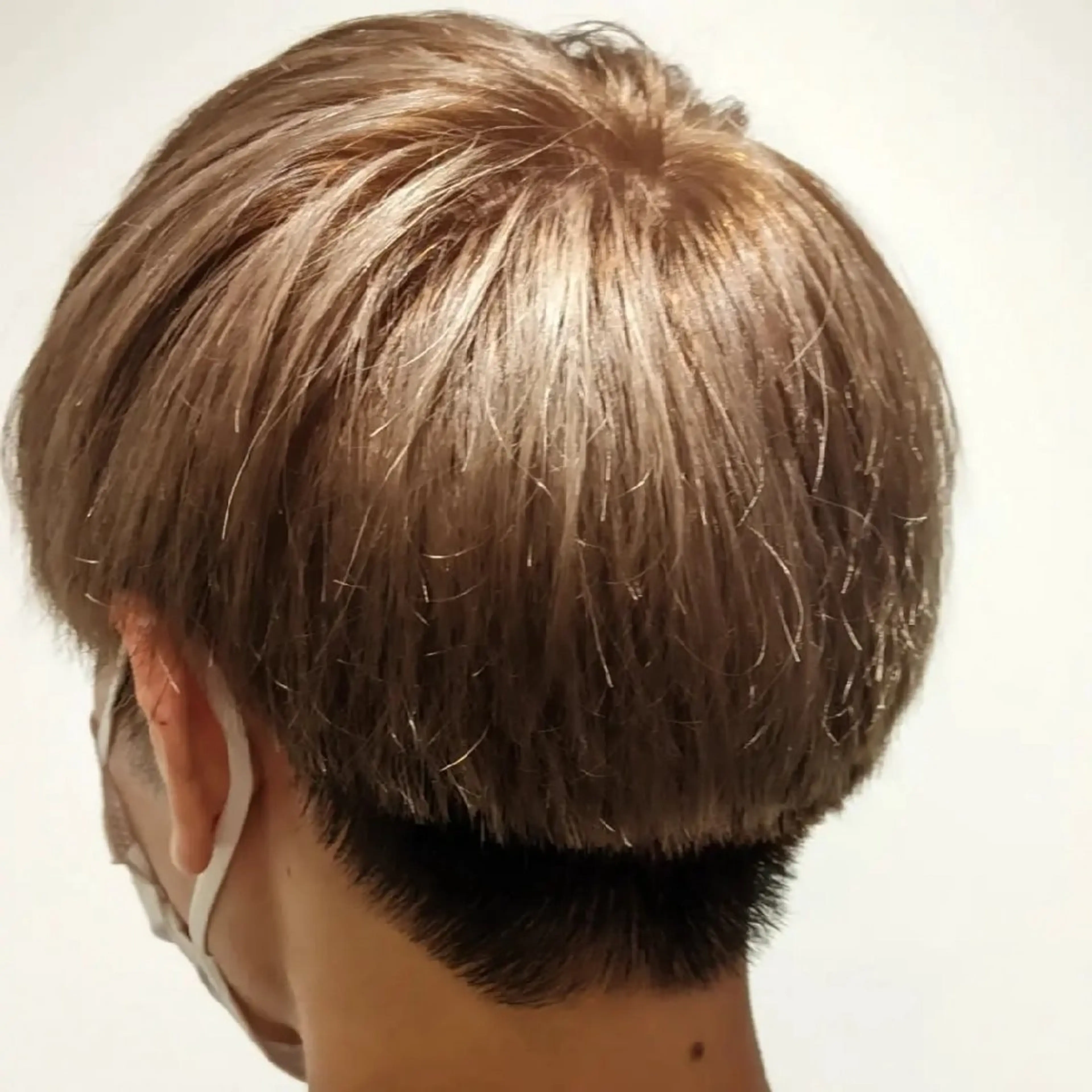 メンズ カラー ベージュカラー 橋本 健聖のヘアスタイル