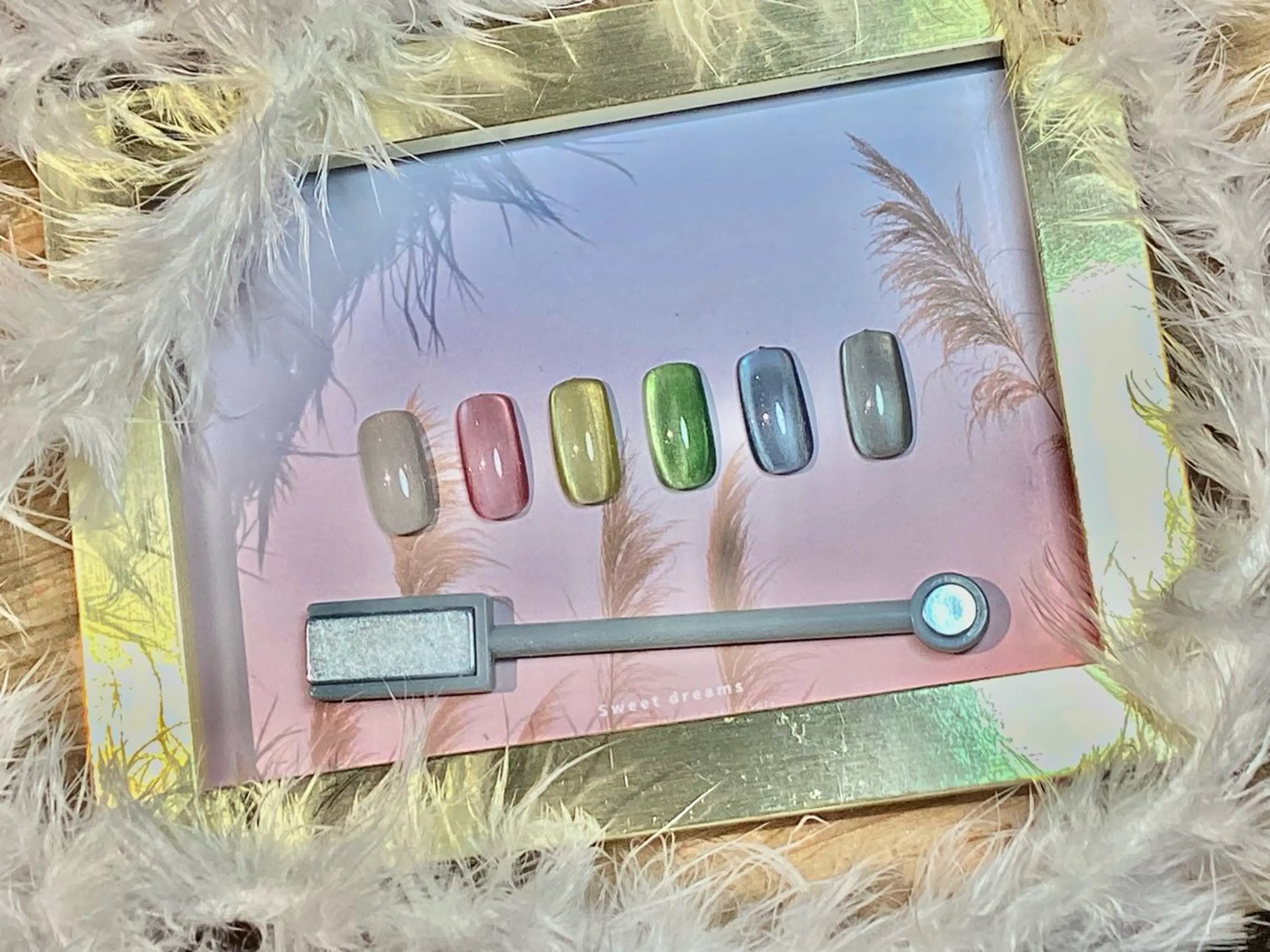 ネイル マグネットネイル ハンドネイル たまプラーザ ANZUのネイルデザイン