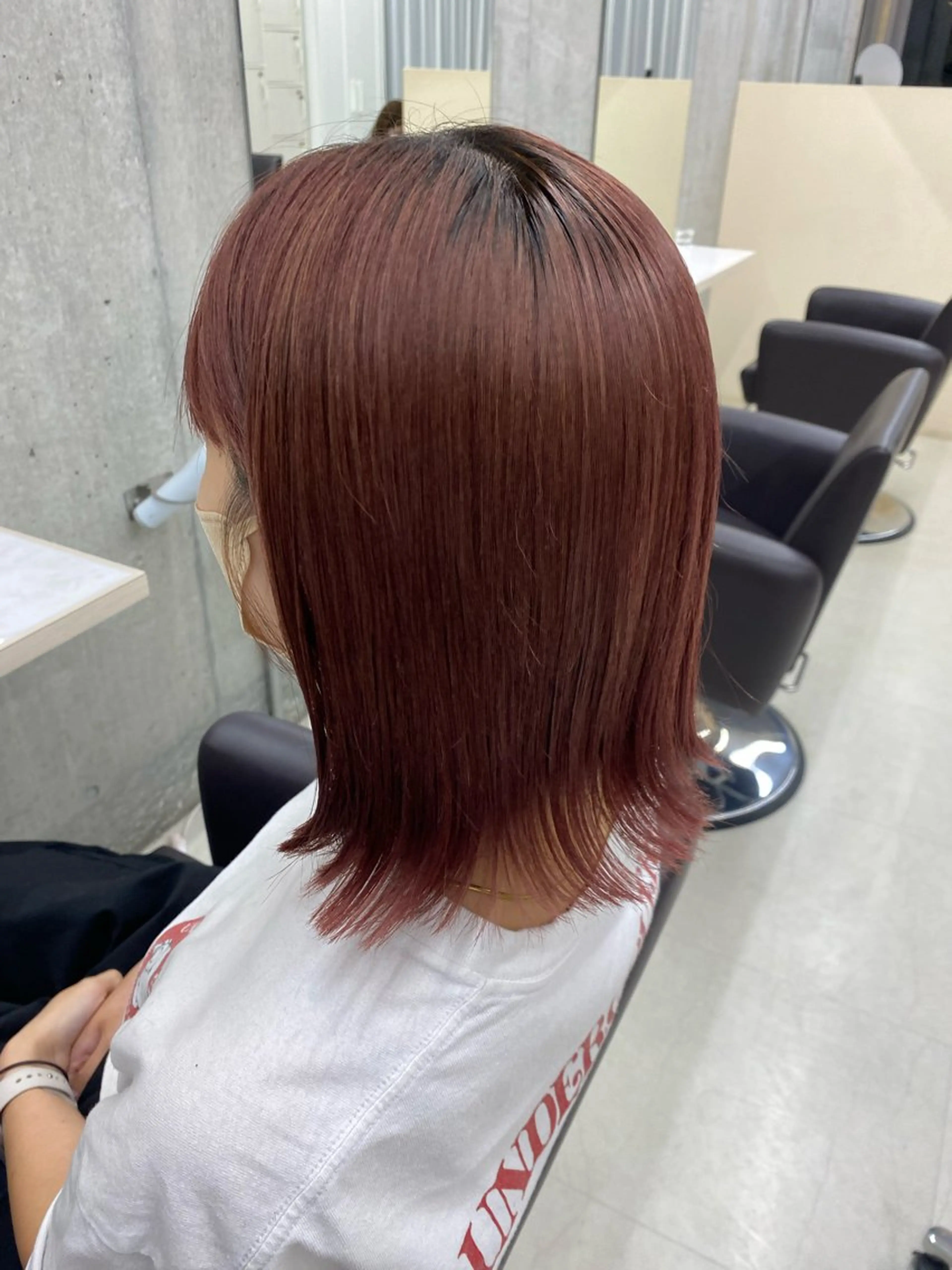 ミディアム うる艶ヘア♡韓国好き 透明感　shotaのヘアスタイル