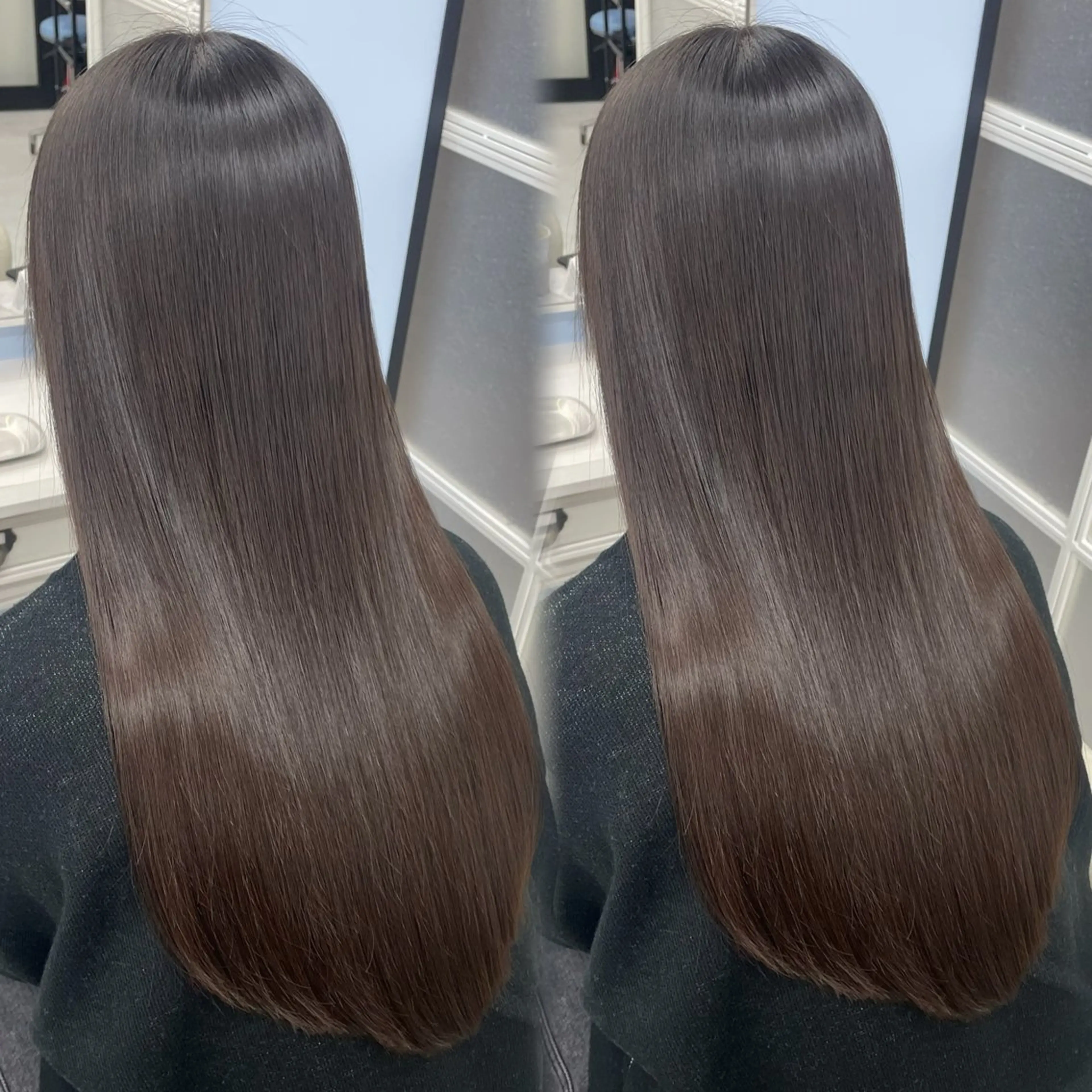 ロング 縮毛矯正 縮毛矯正 トリートメント 髪質改善矯正/カラー /吉祥寺 mariのヘアスタイル