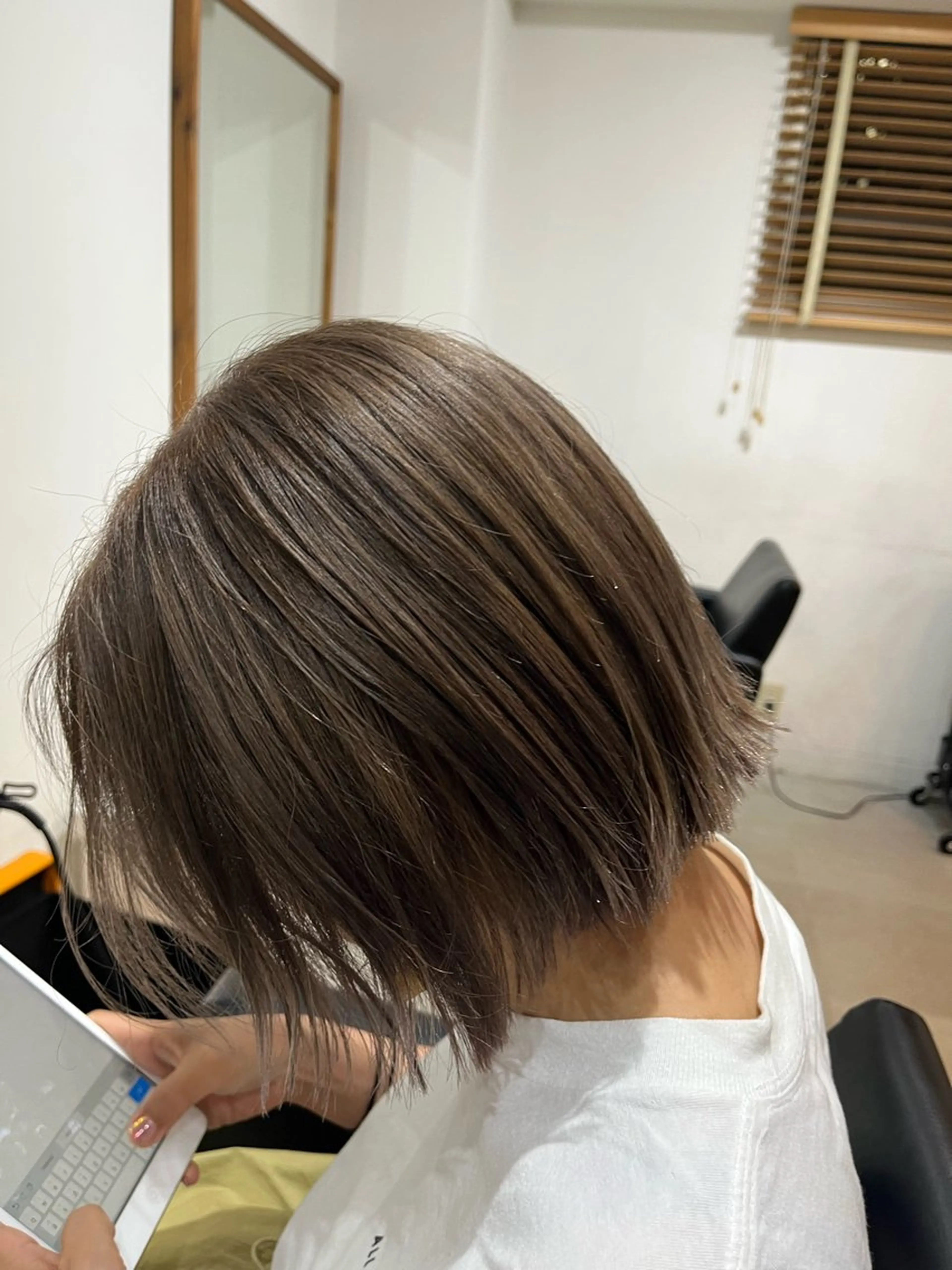 ミディアム カラー ✨🎨ブリーチなし 透明感カラー✨美友のヘアスタイル