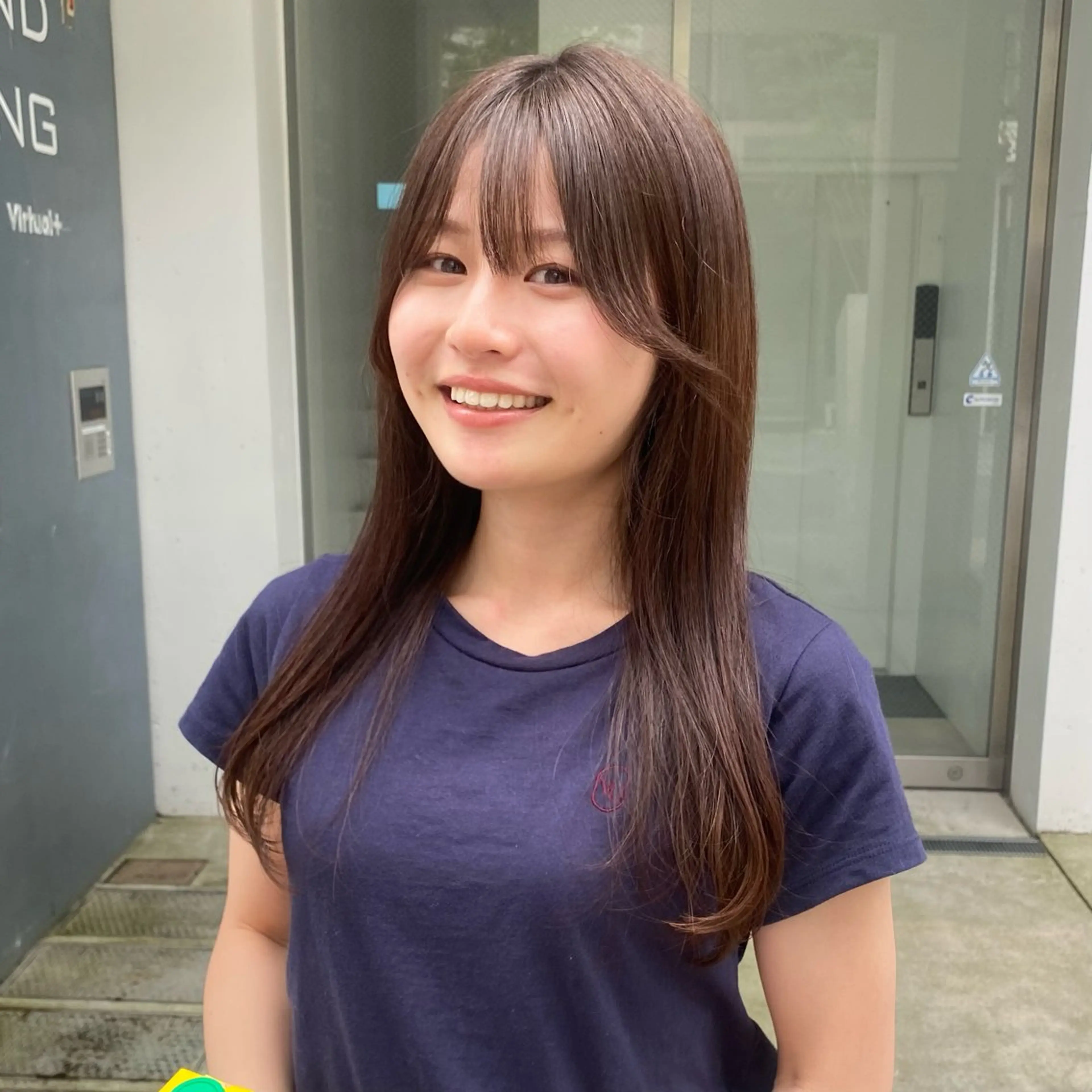 ロング カラー カット ヘアカラー トリートメント noa/ 渋谷のヘアスタイル