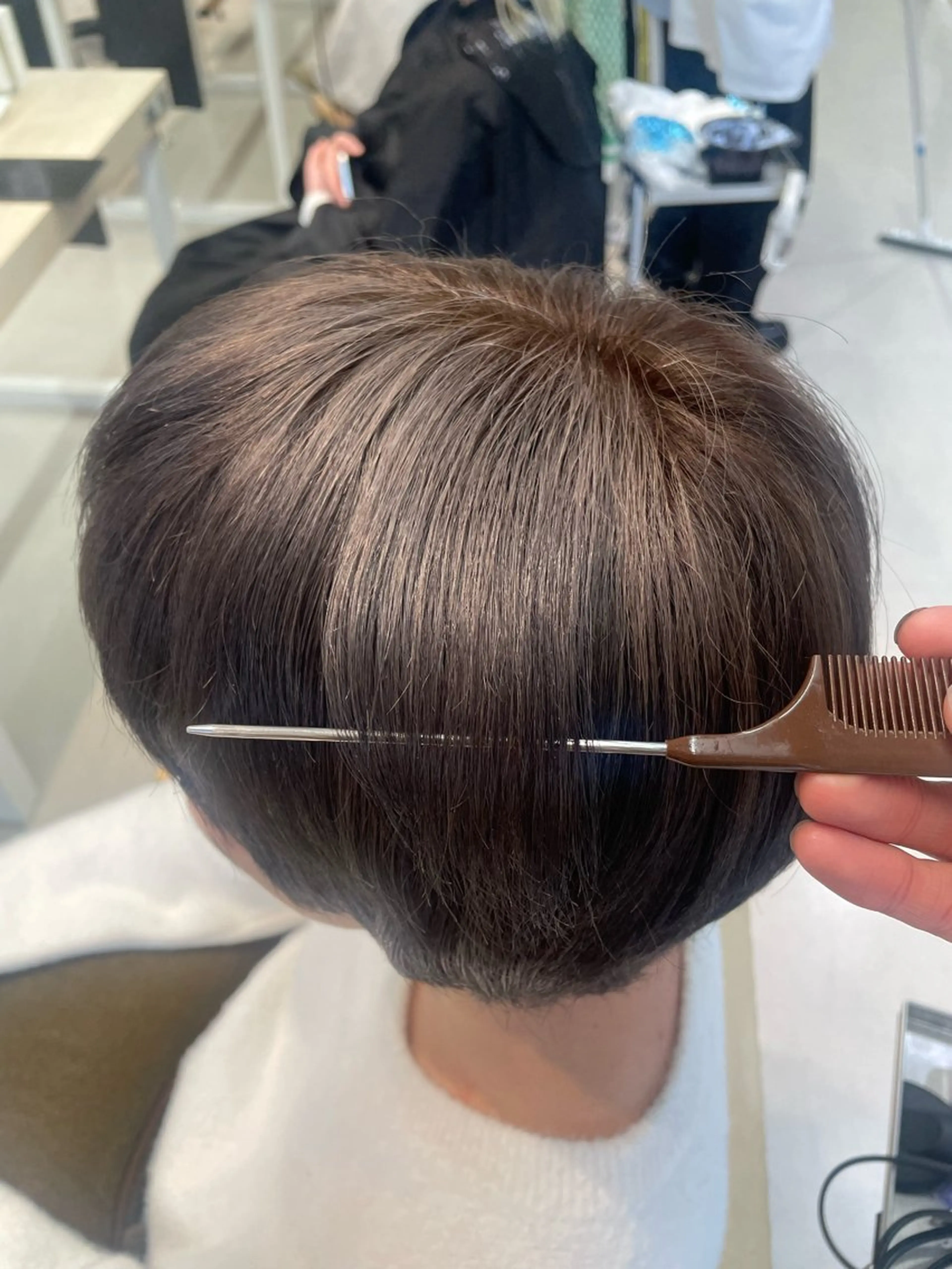 ショート カット ヘアカラー トリートメント かずや🍀/髪質改善 /艶髪カラー/眉毛のヘアスタイル